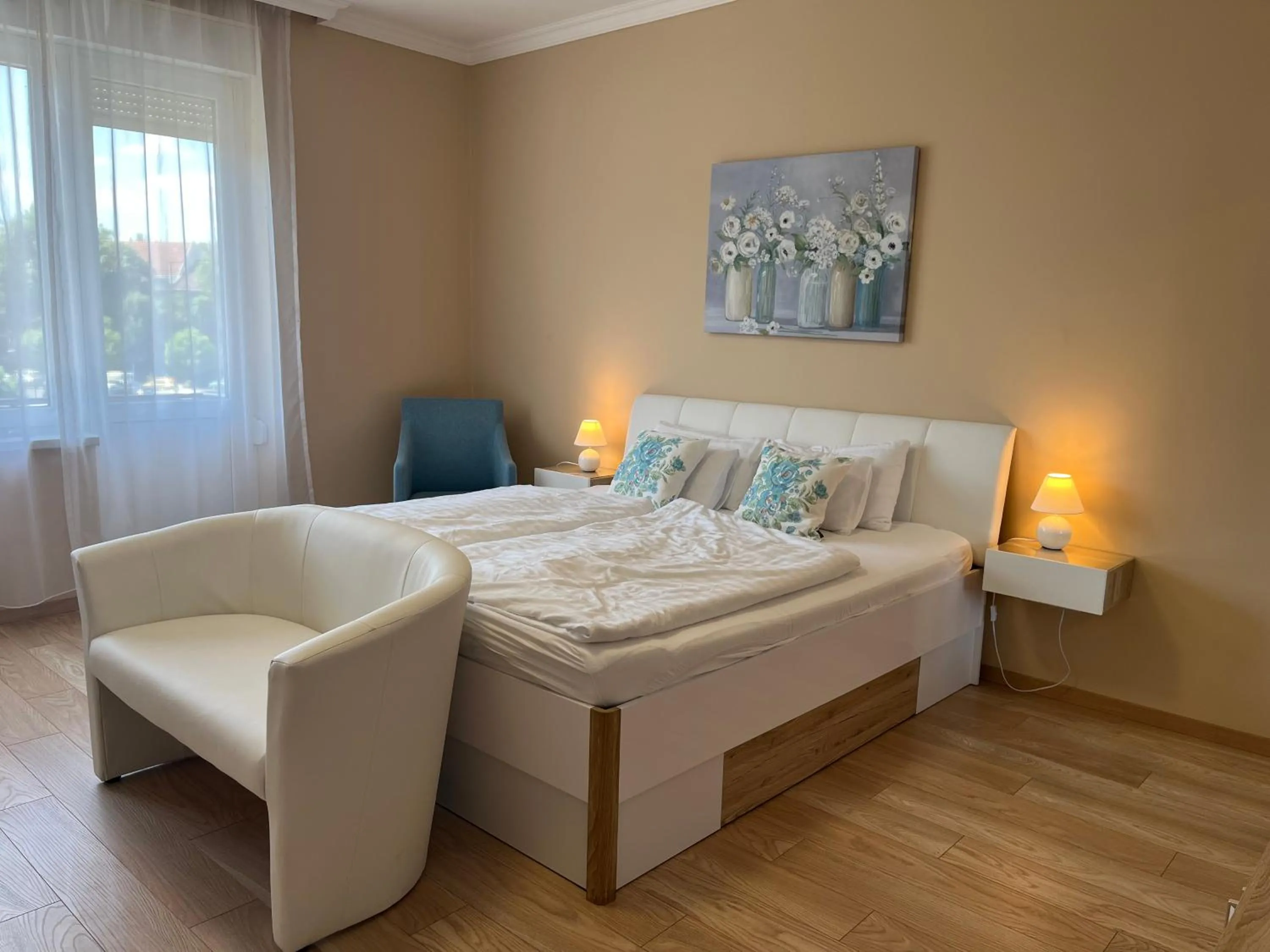 Bed in Camille Apartmanhouse