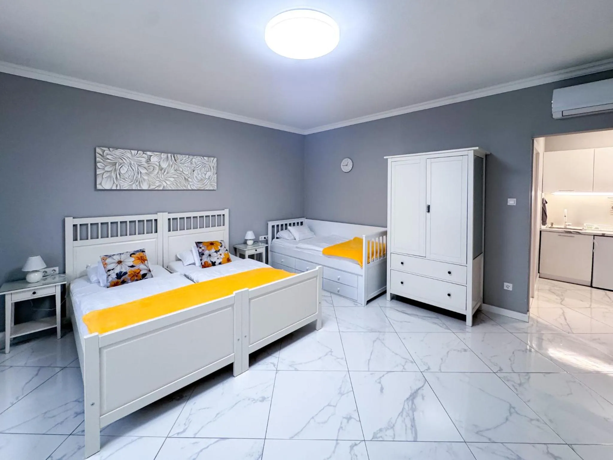 Bed in Camille Apartmanhouse