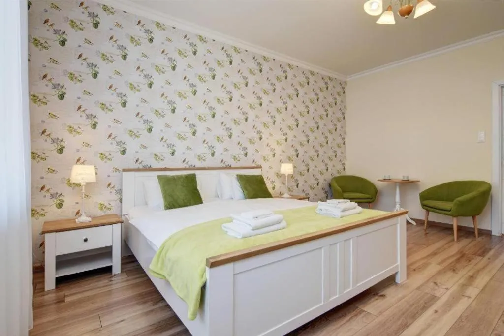 Bed in Camille Apartmanhouse