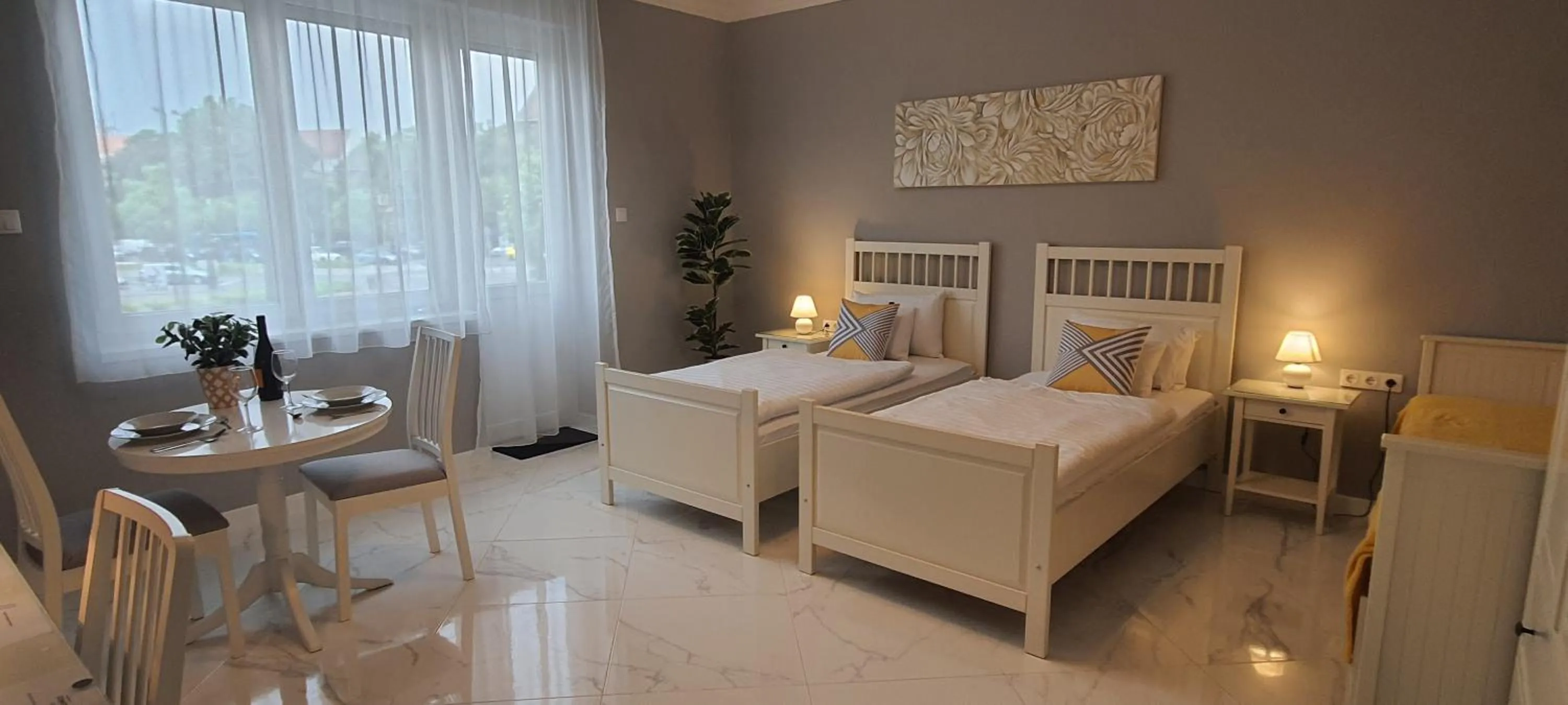 Bed in Camille Apartmanhouse