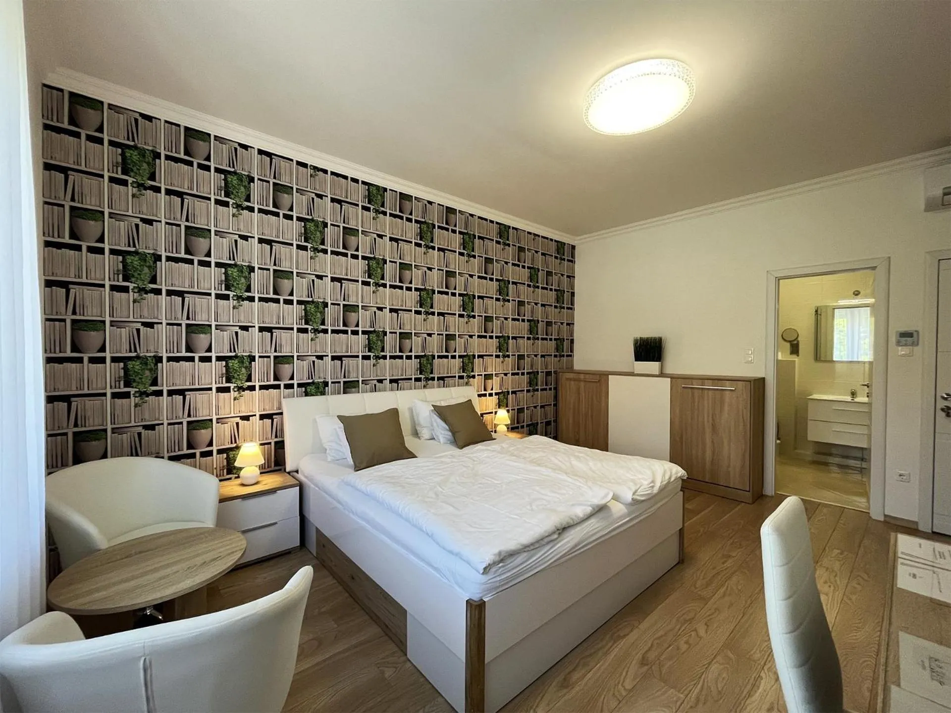 Bed in Camille Apartmanhouse