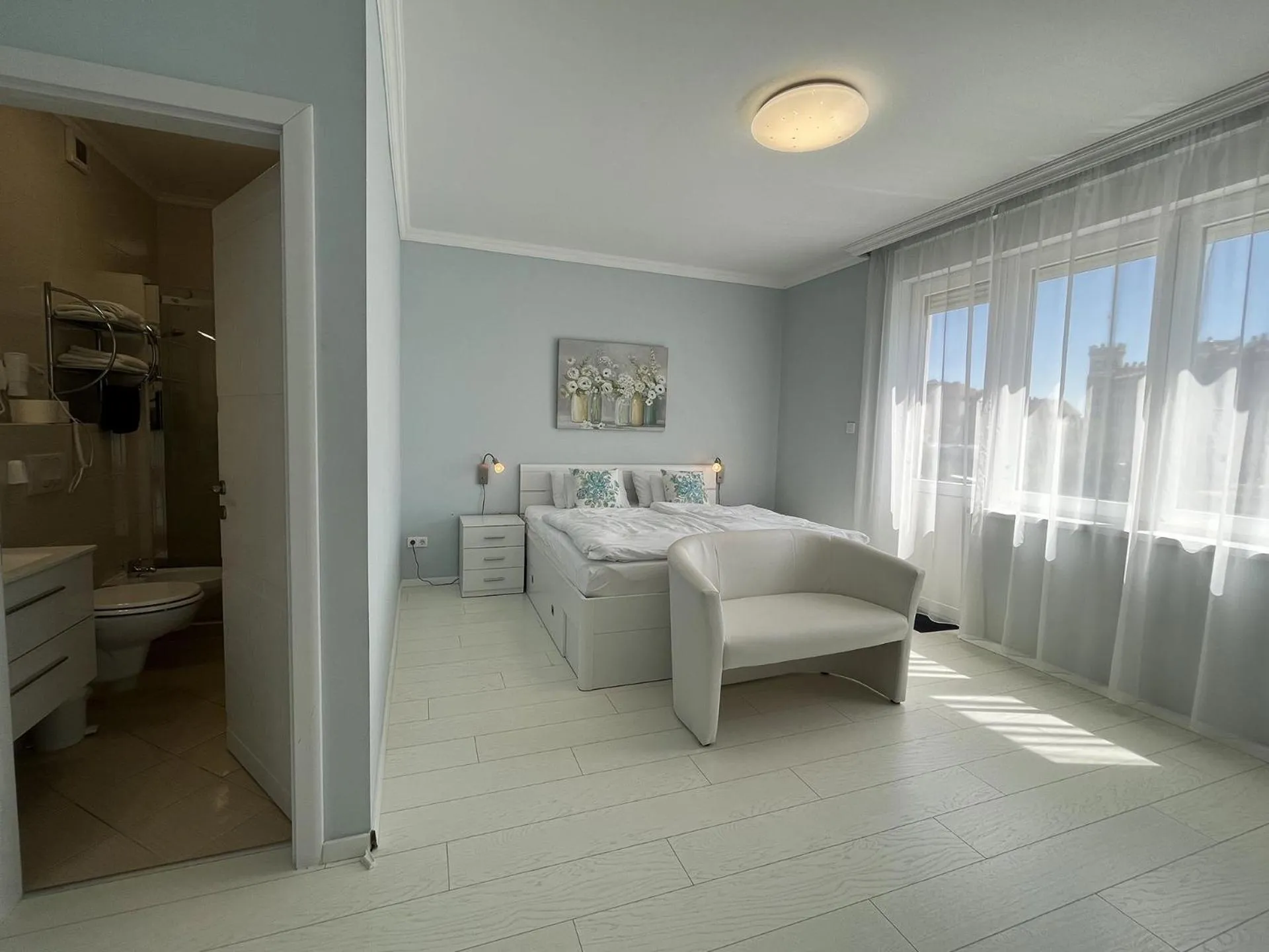 Bed in Camille Apartmanhouse