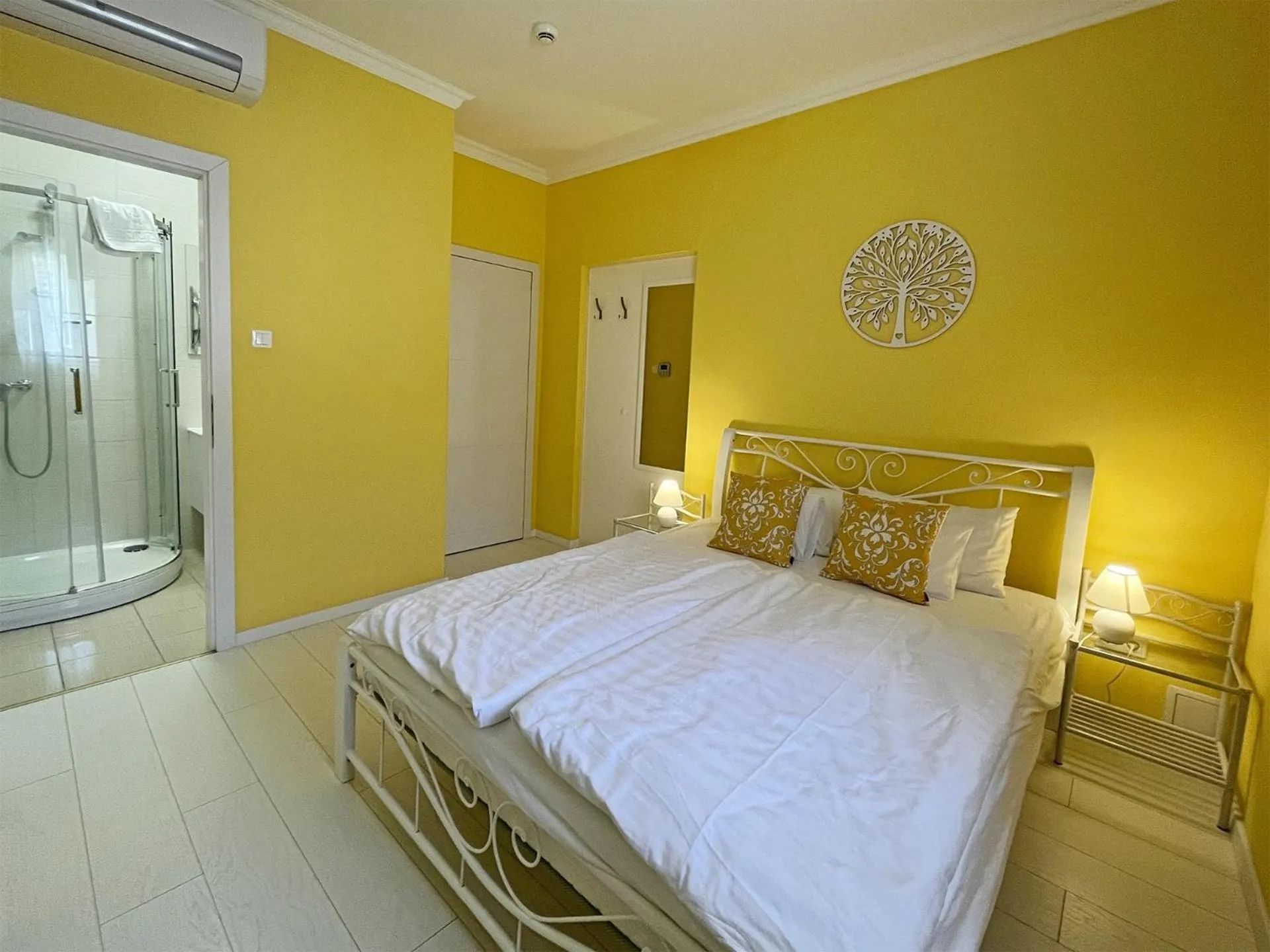 Bed in Camille Apartmanhouse