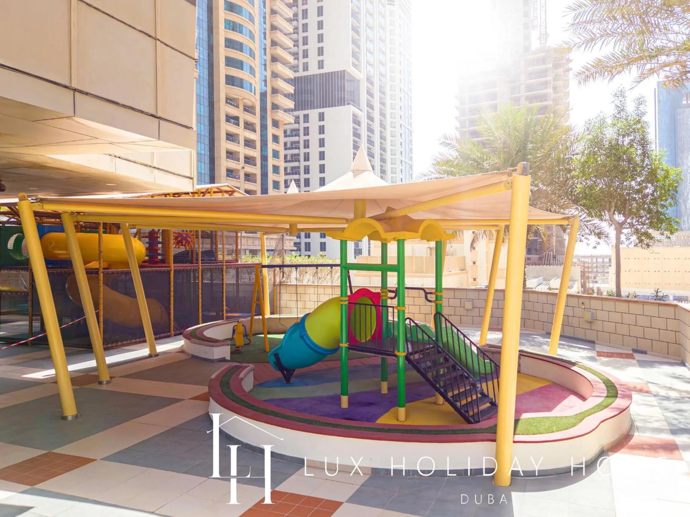 Children play ground in LUX The Sky View Suite Dubai Marina
