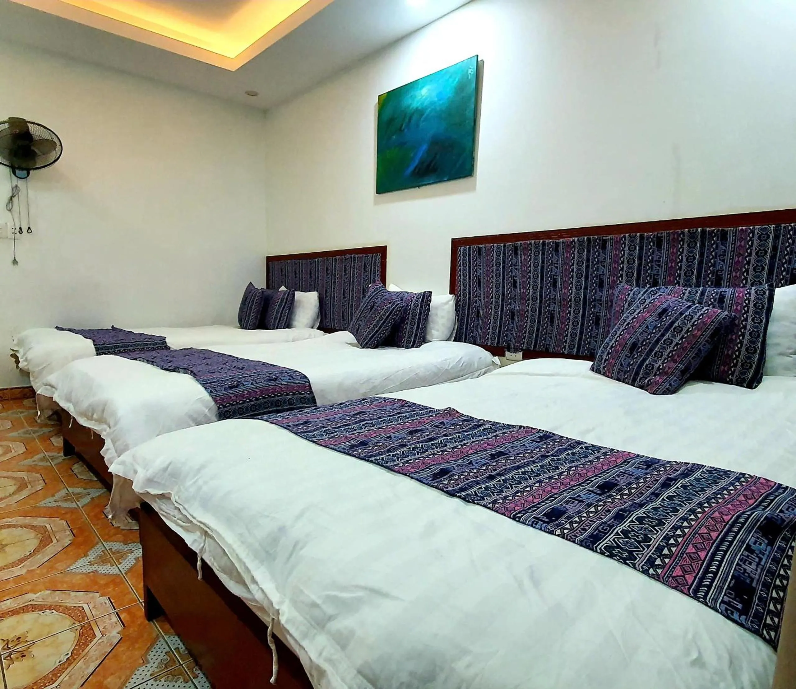 Bed in TRUC LAM HOTEL