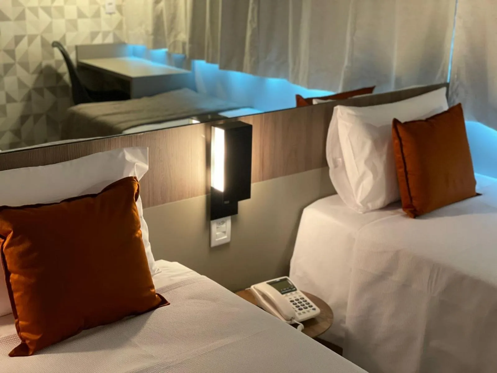 Bed in Logic Hotel Volta Redonda