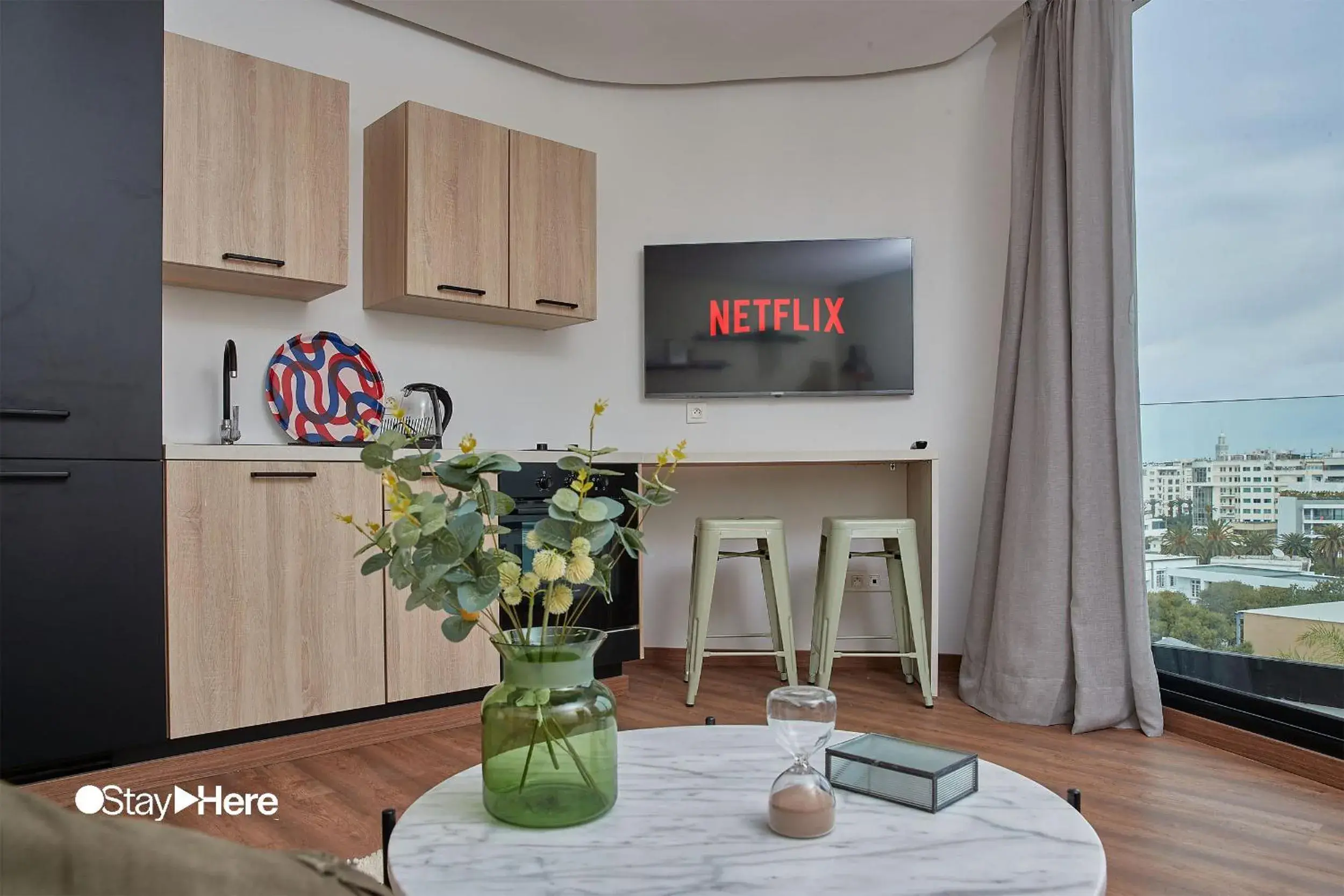 TV and multimedia in Stayhere Casablanca - Palmier - Executive Residence TV and multimedia in Stayhere Casablanca - Palmier - Executive Residence