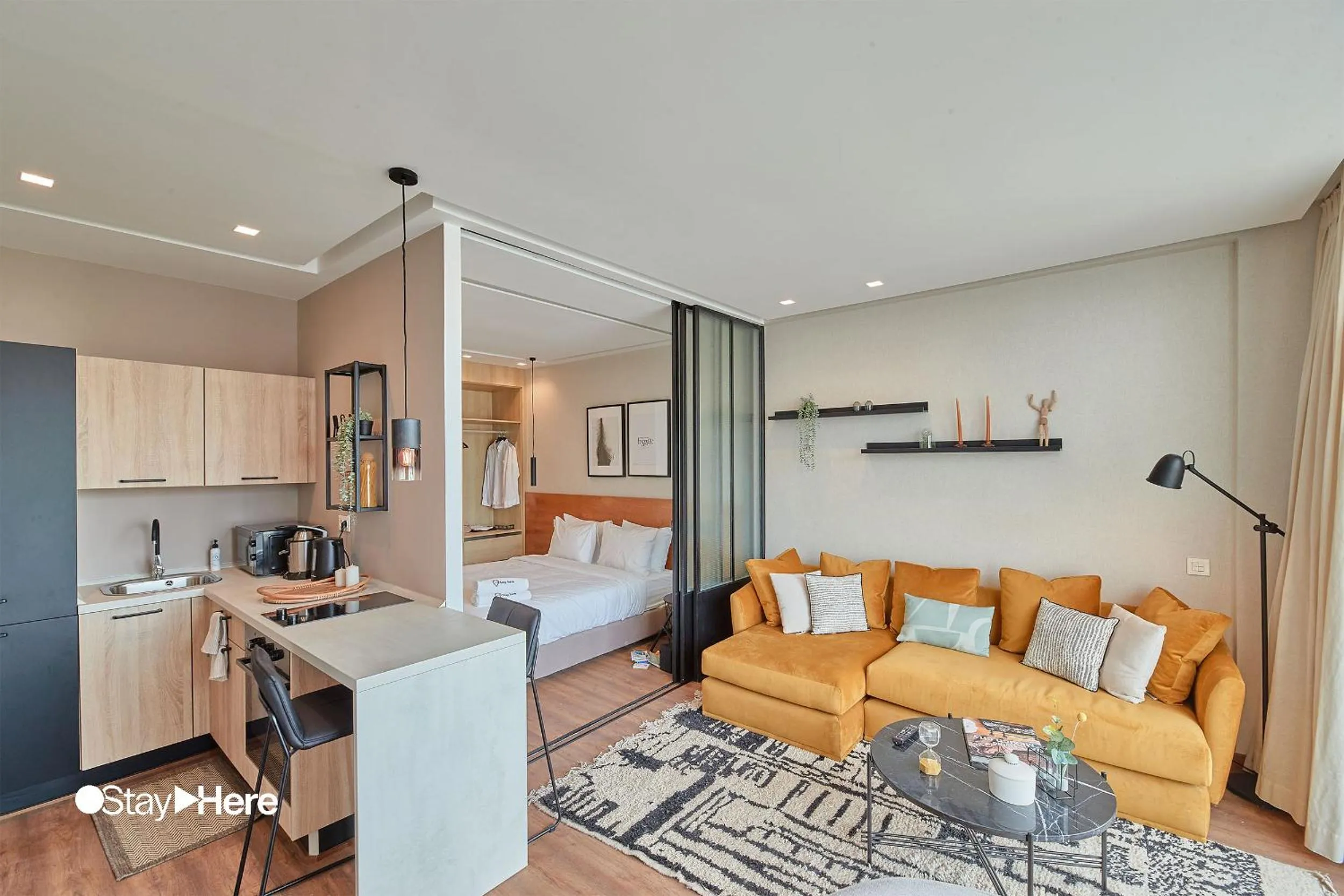 Bed in Stayhere Casablanca - Palmier - Executive Residence