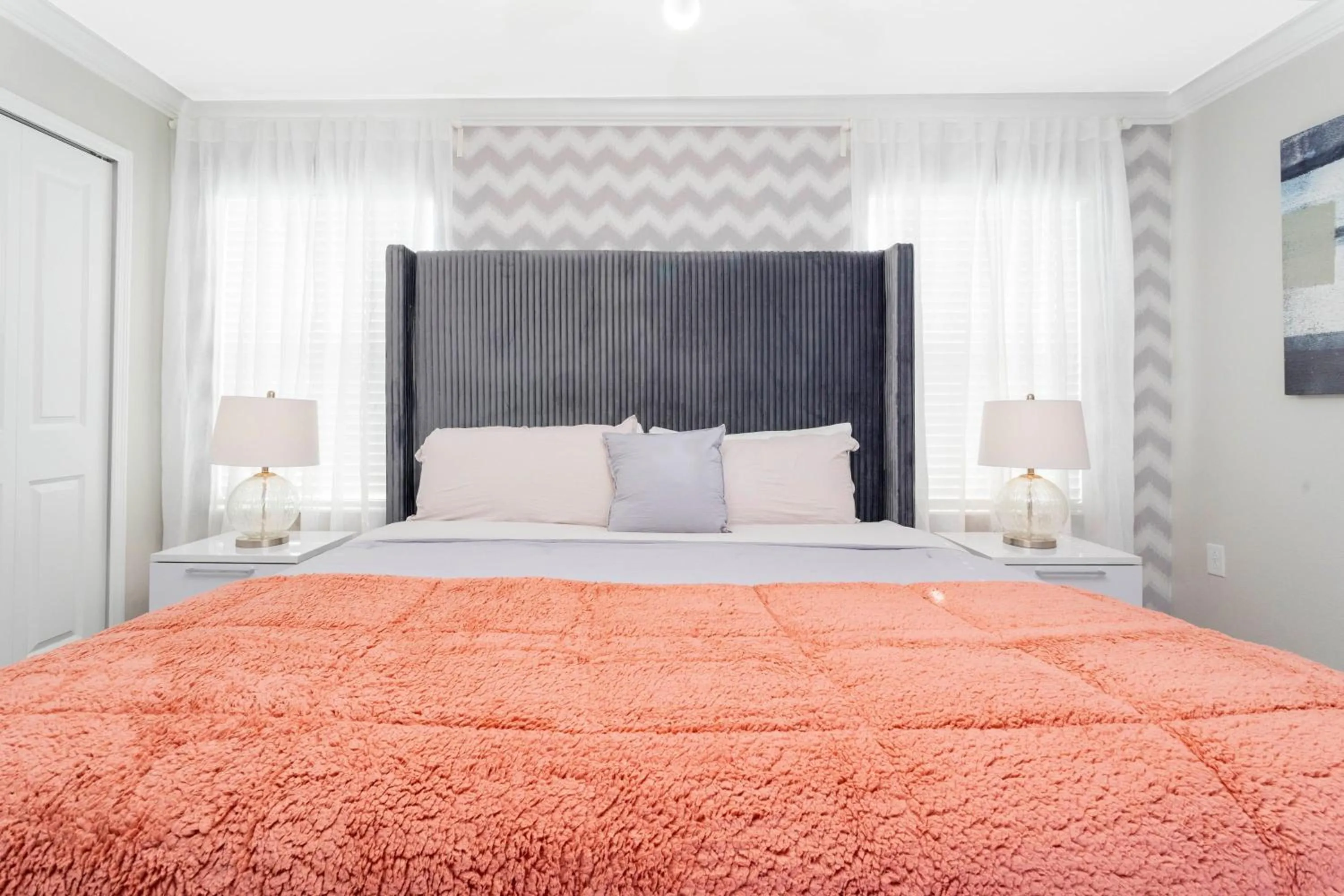 Bed in Gorgeous 4 Bd Close to Disney w/ Pool @ Storey Lake Resort 4245