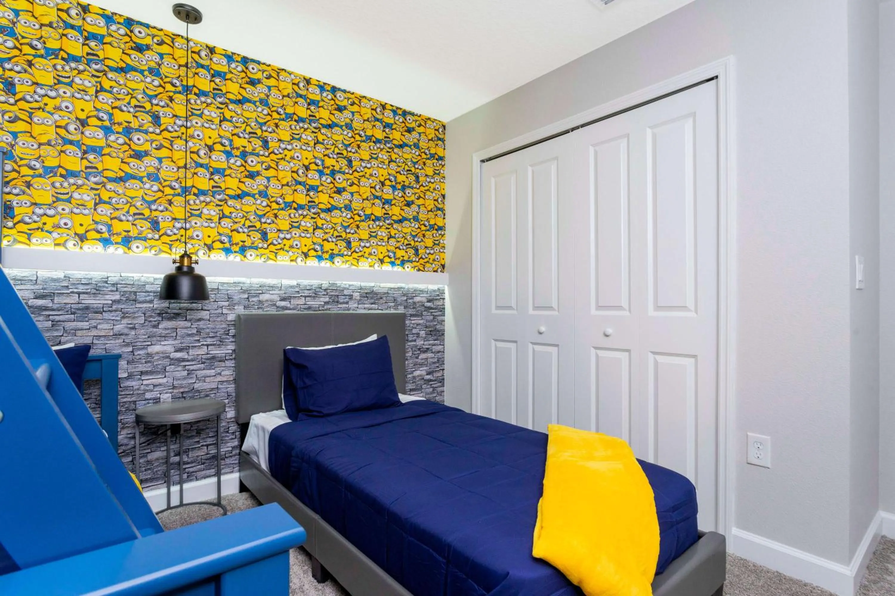 Bed in Gorgeous 4 Bd Close to Disney w/ Pool @ Storey Lake Resort 4245