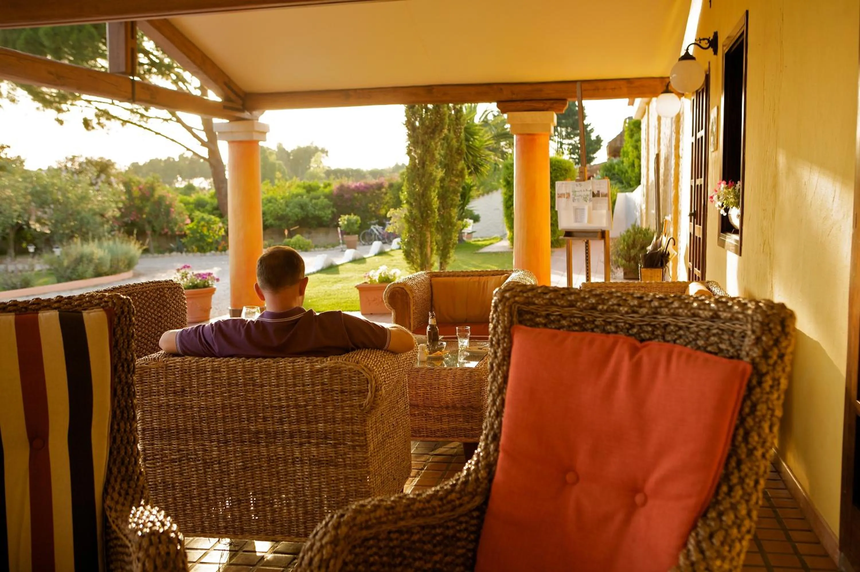 Balcony/Terrace in Is Benas Country Lodge
