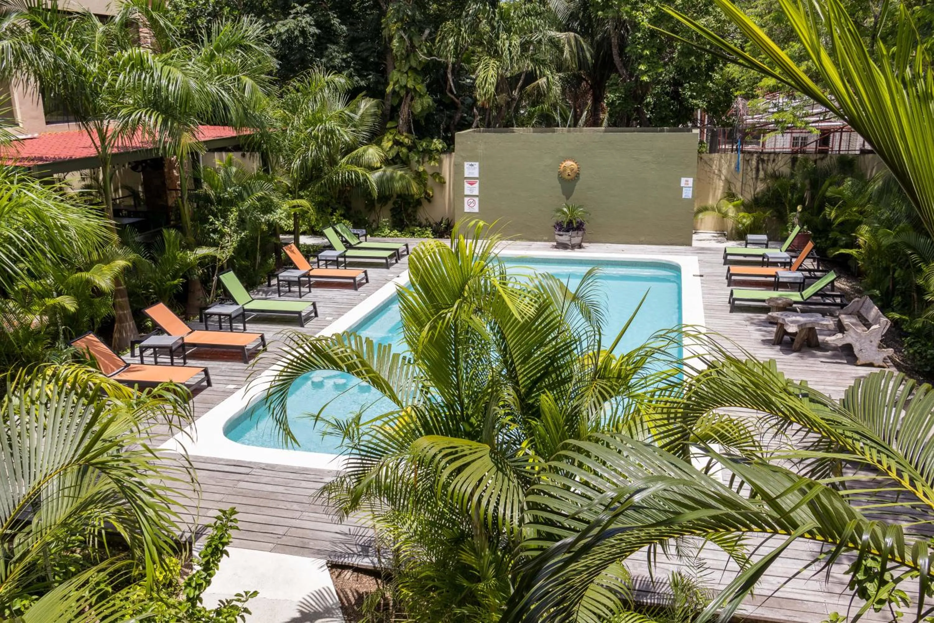 Garden in LOL-HA Hotel Boutique Aeropuerto Cancún