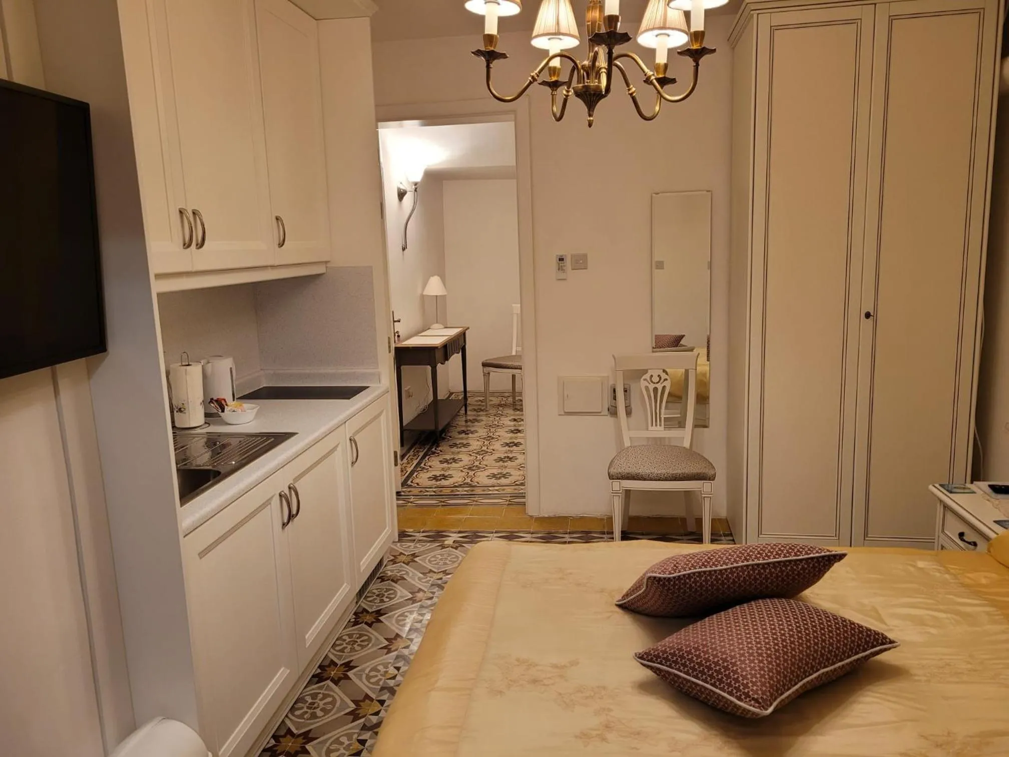 Kitchen or kitchenette, Bed in Tal-Kampjin