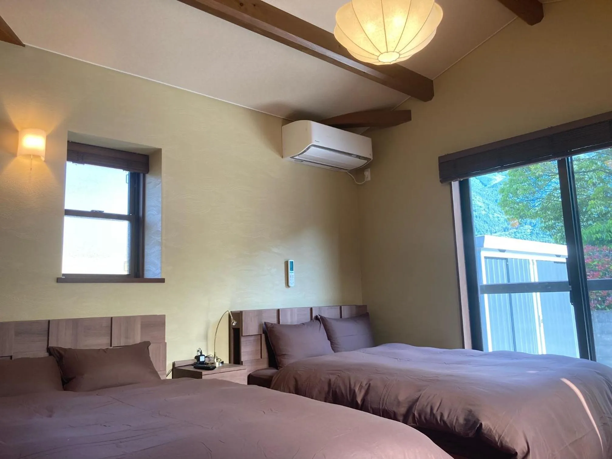 Bed in YUFUIN YUKI-AN