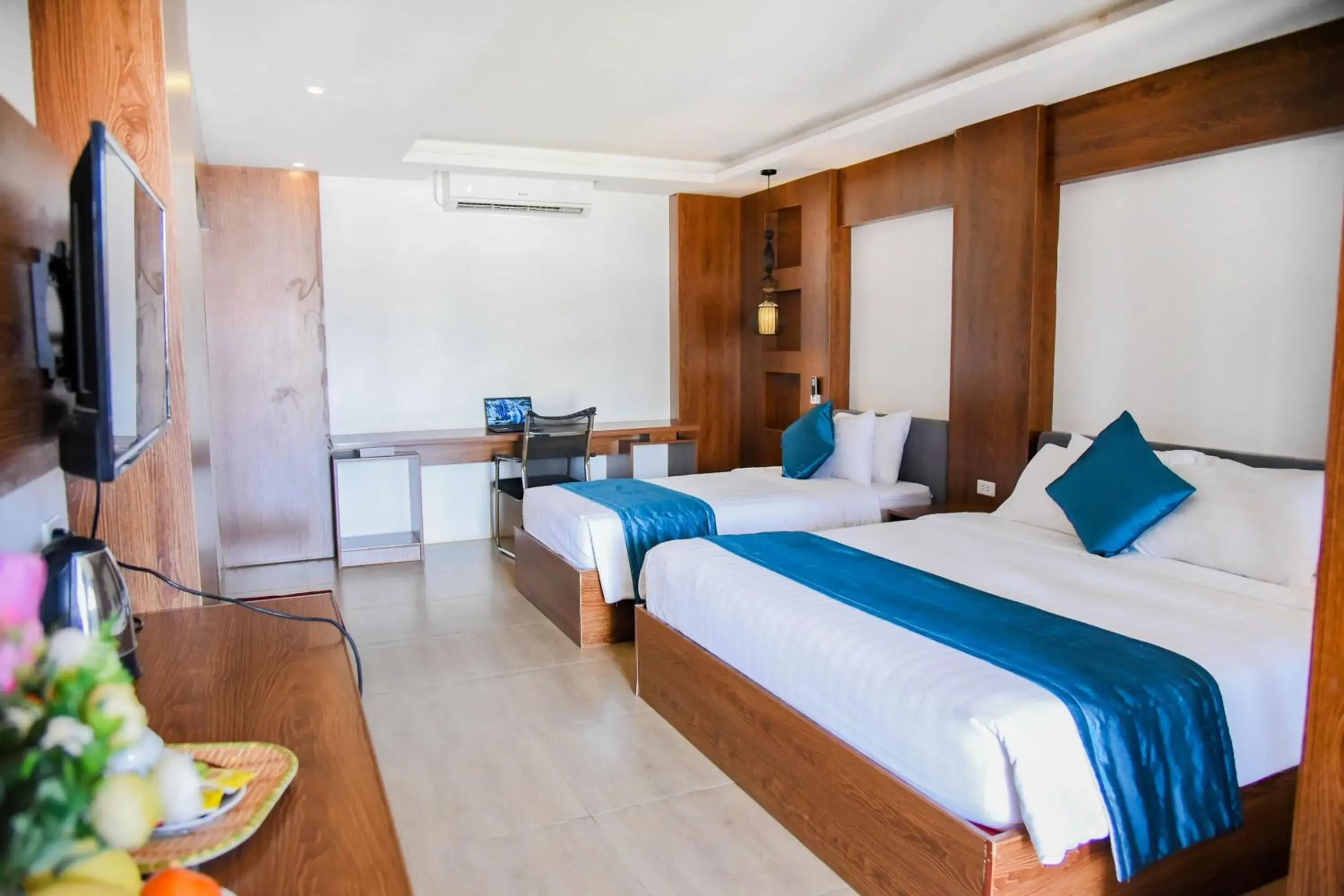 Bed in Vang Vieng Diamond Resort Bed in Vang Vieng Diamond Resort