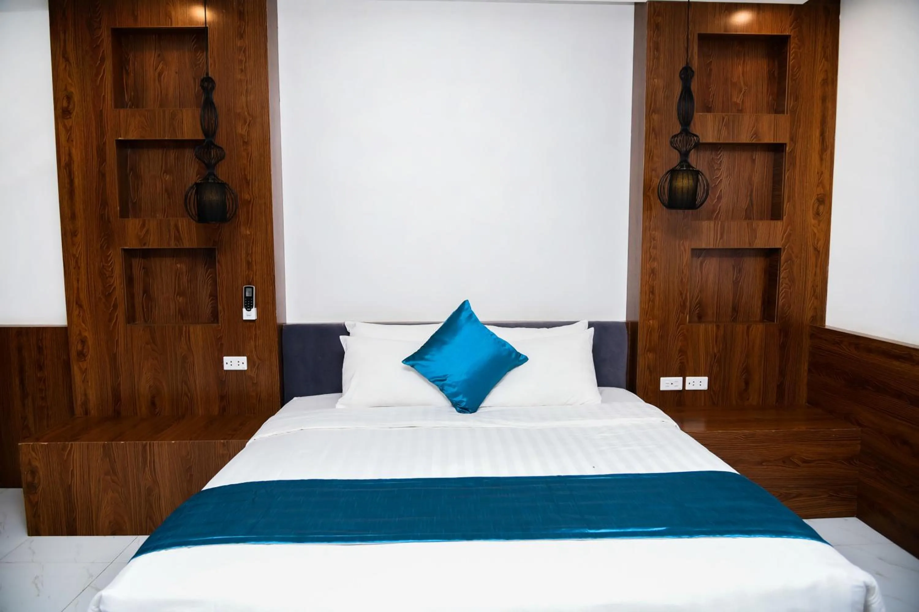 Bed in Vang Vieng Diamond Resort