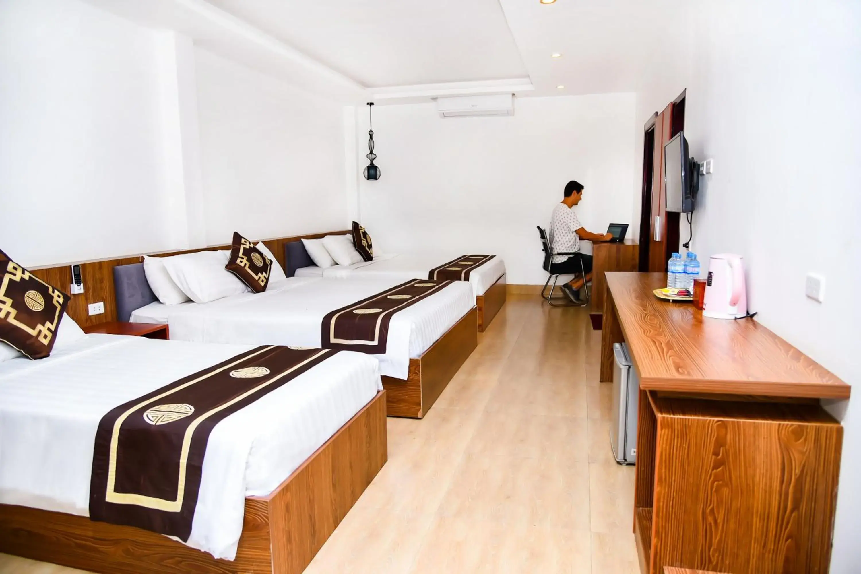 Bed in Vang Vieng Diamond Resort Bed in Vang Vieng Diamond Resort