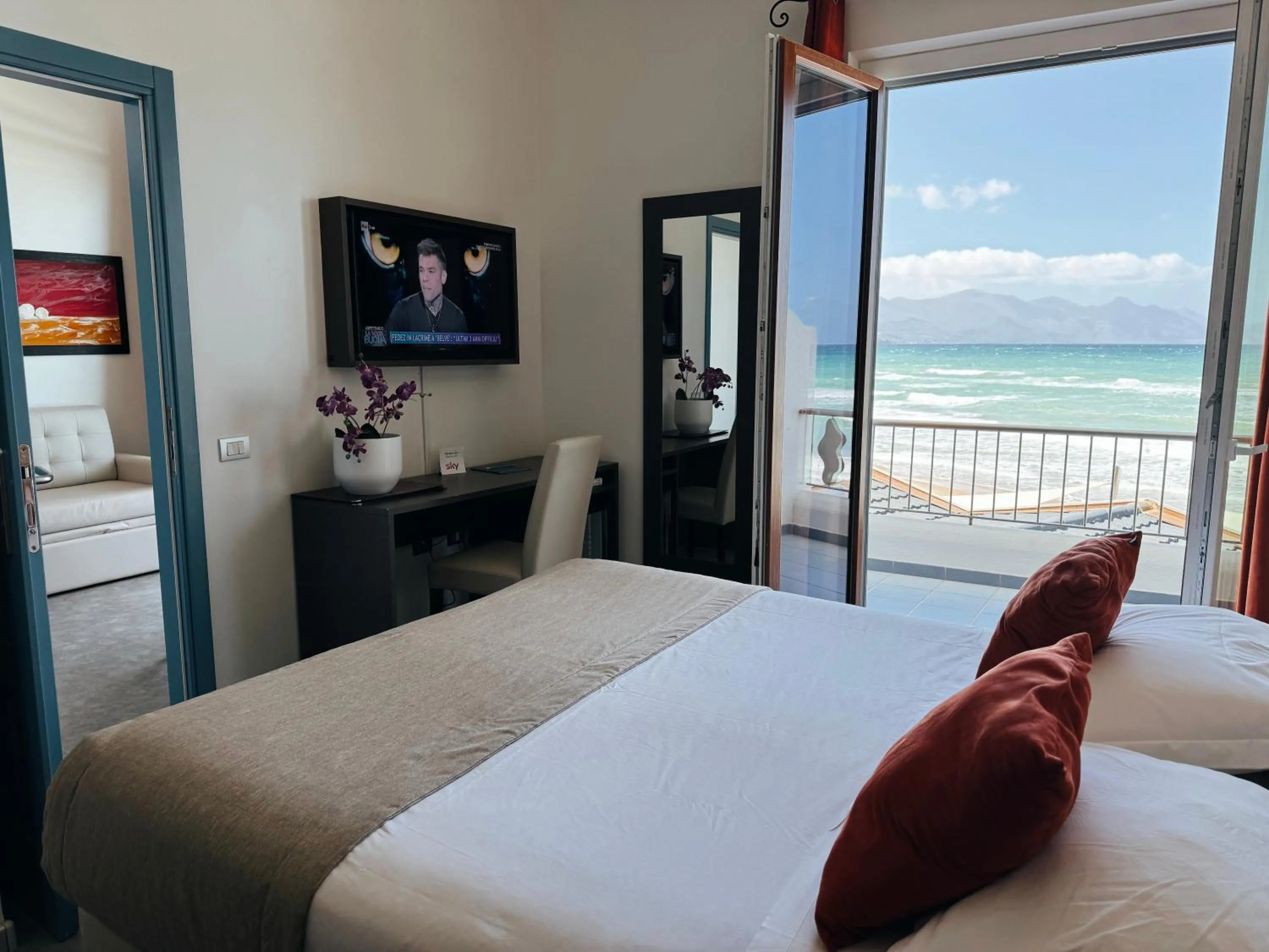 Bed in Hotel La Battigia