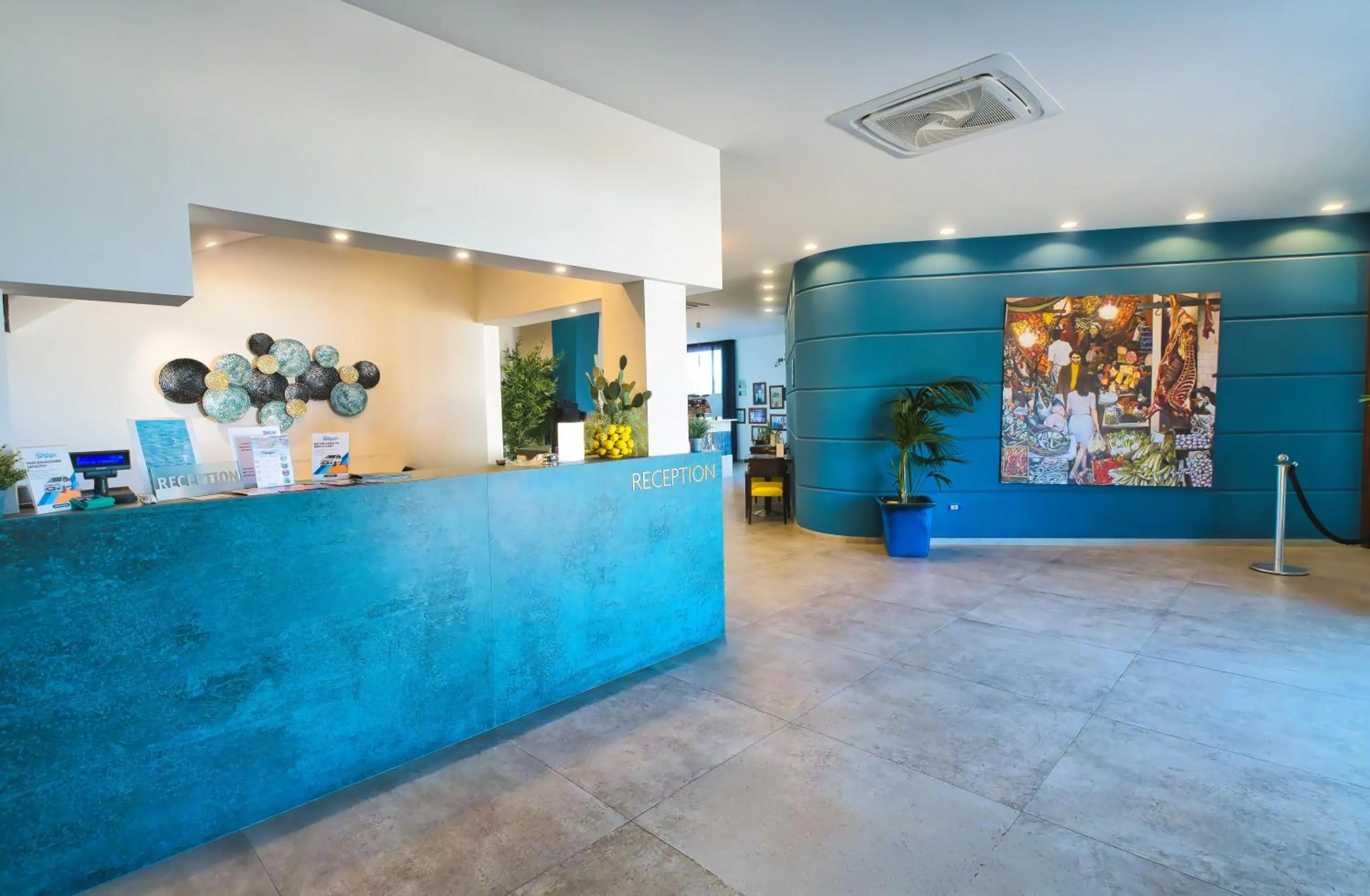Lobby or reception in Hotel La Battigia