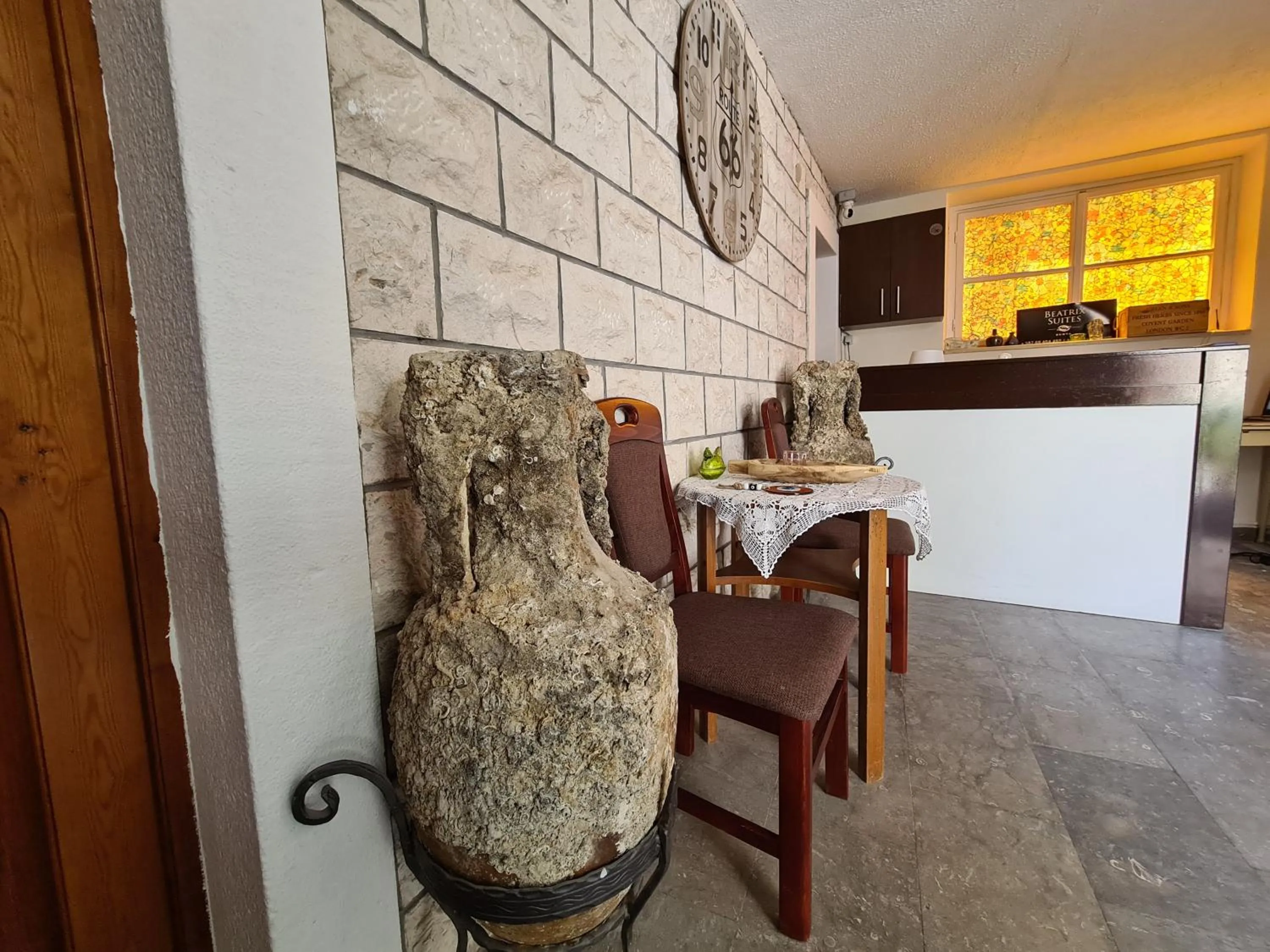 Seating area in Beatrix Suites