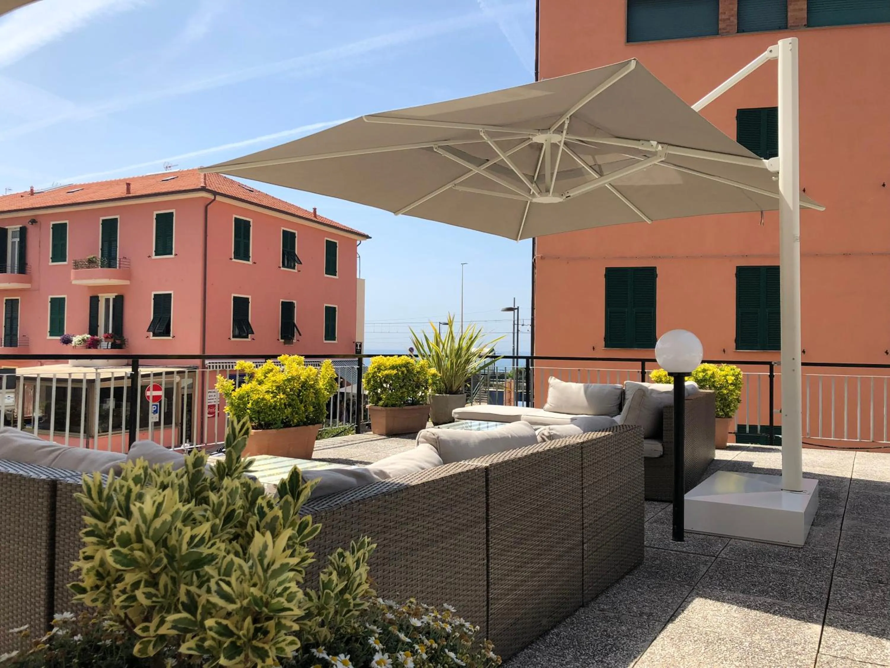 Balcony/Terrace in Hotel Doria