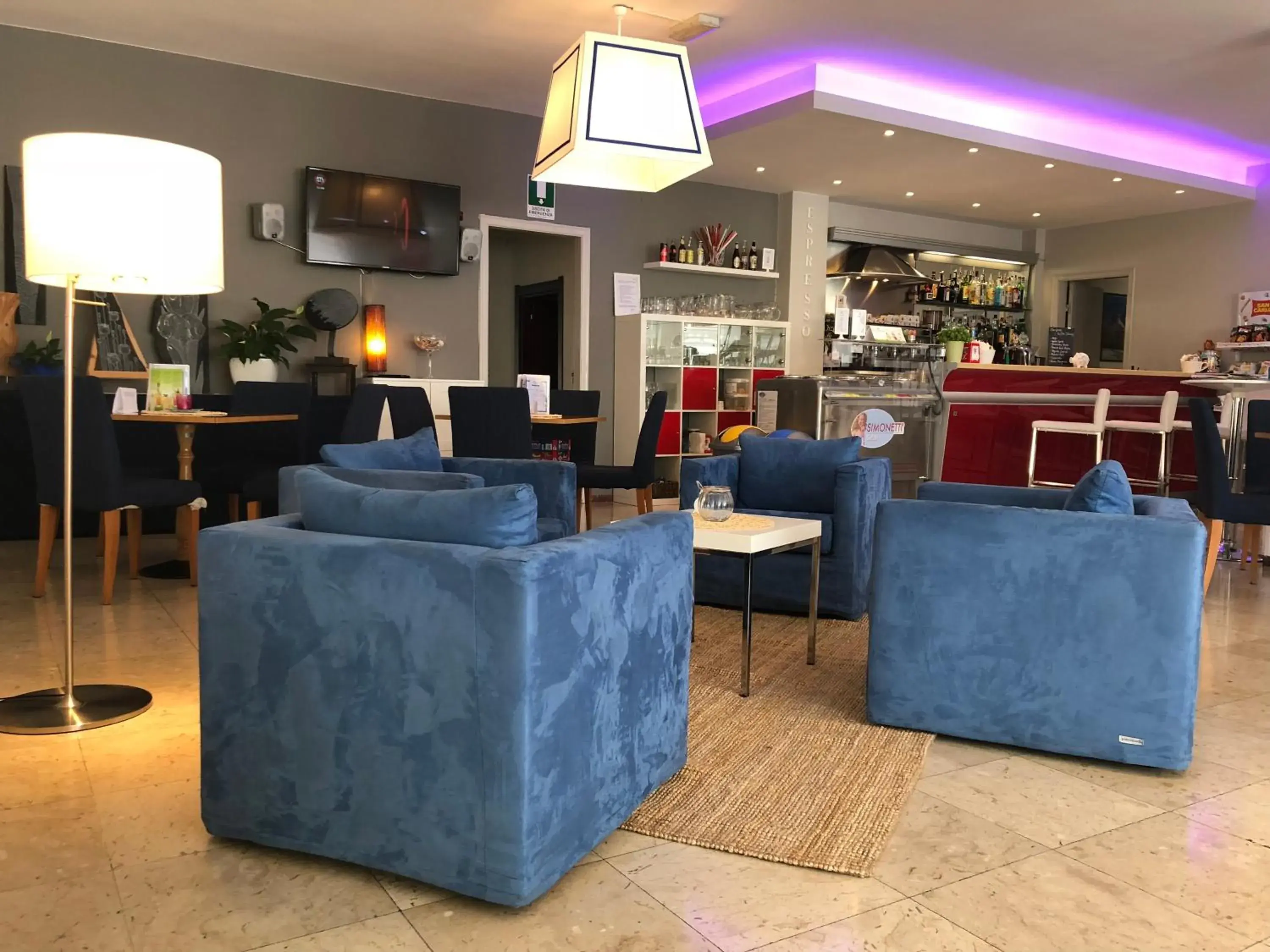 Lobby or reception in Hotel Doria Lobby or reception in Hotel Doria