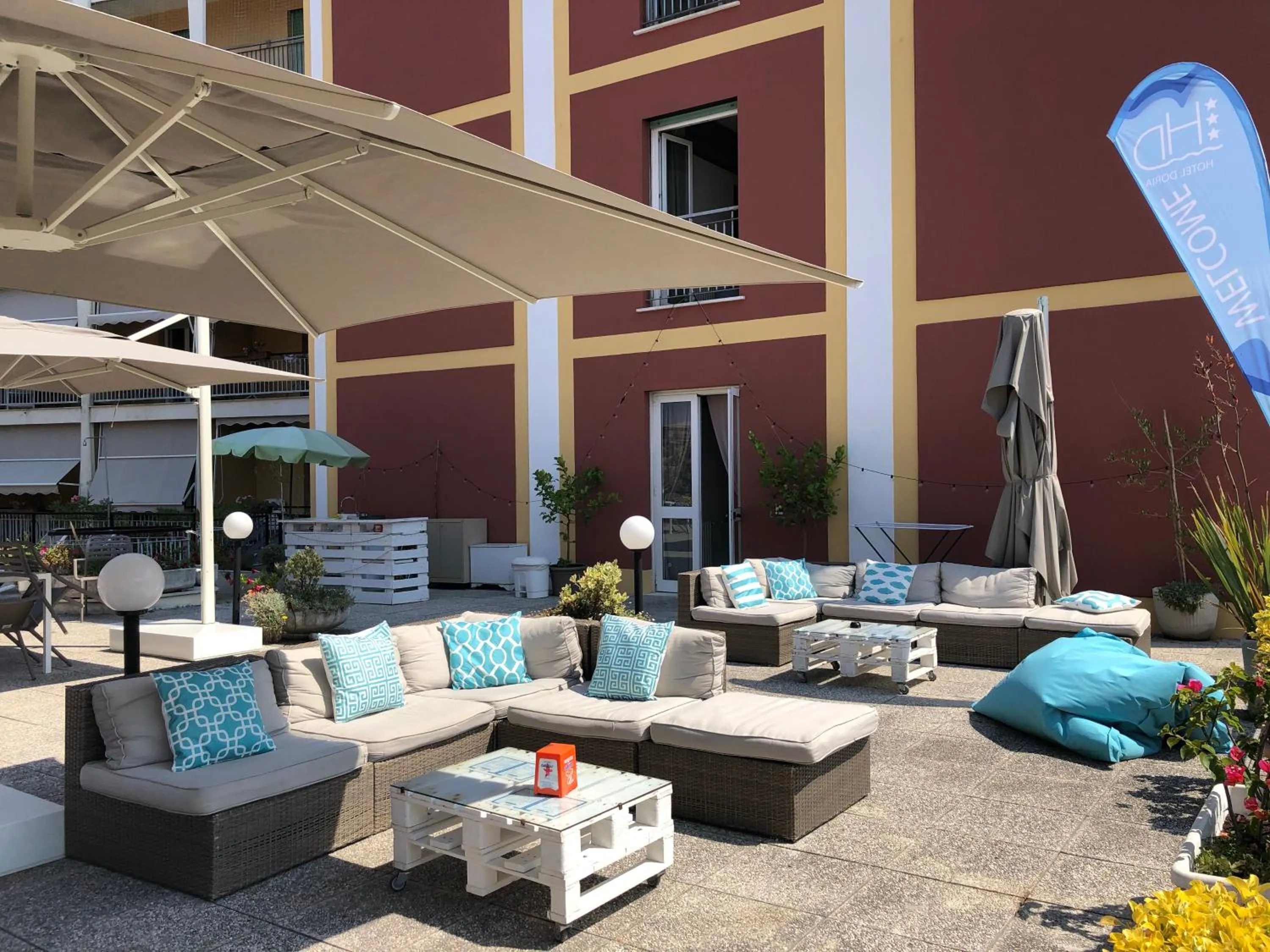 Balcony/Terrace in Hotel Doria