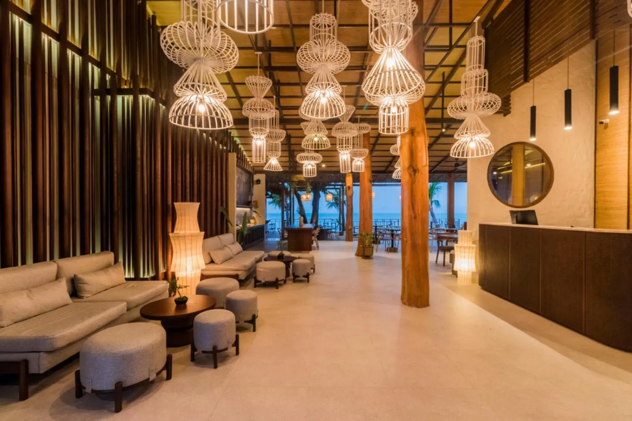 Lobby or reception in The Flow Samui Beach Resort Lobby or reception in The Flow Samui Beach Resort