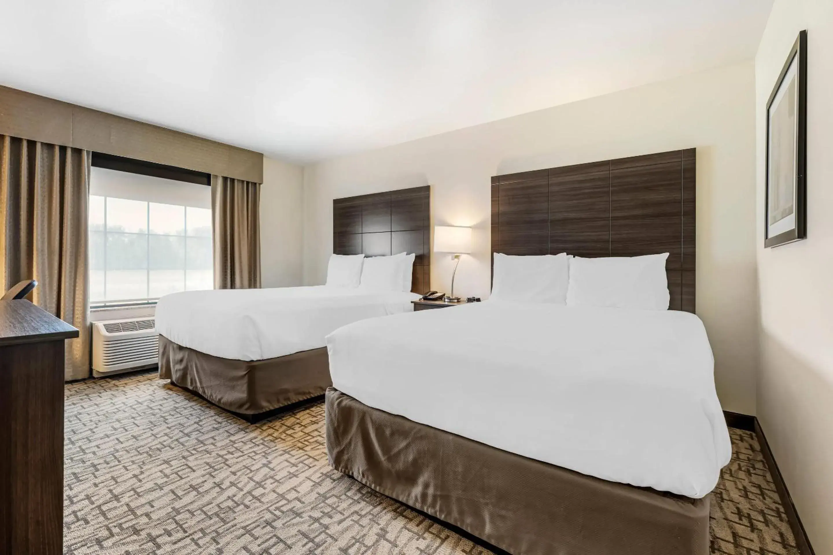 Bedroom, Bed in Comfort Inn & Suites Medina NY near Erie Canal Bedroom, Bed in Comfort Inn & Suites Medina NY near Erie Canal