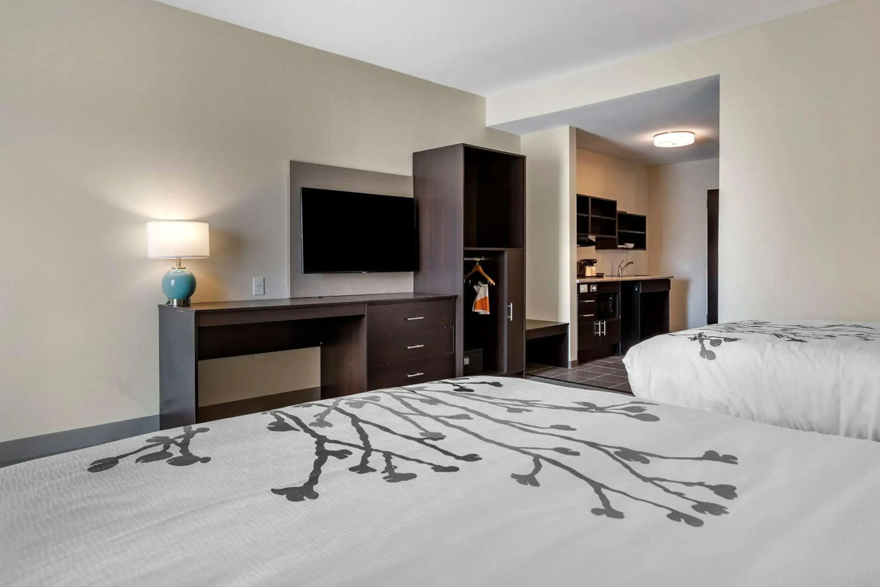 Bedroom in Sleep Inn & Suites Crosby Bedroom in Sleep Inn & Suites Crosby