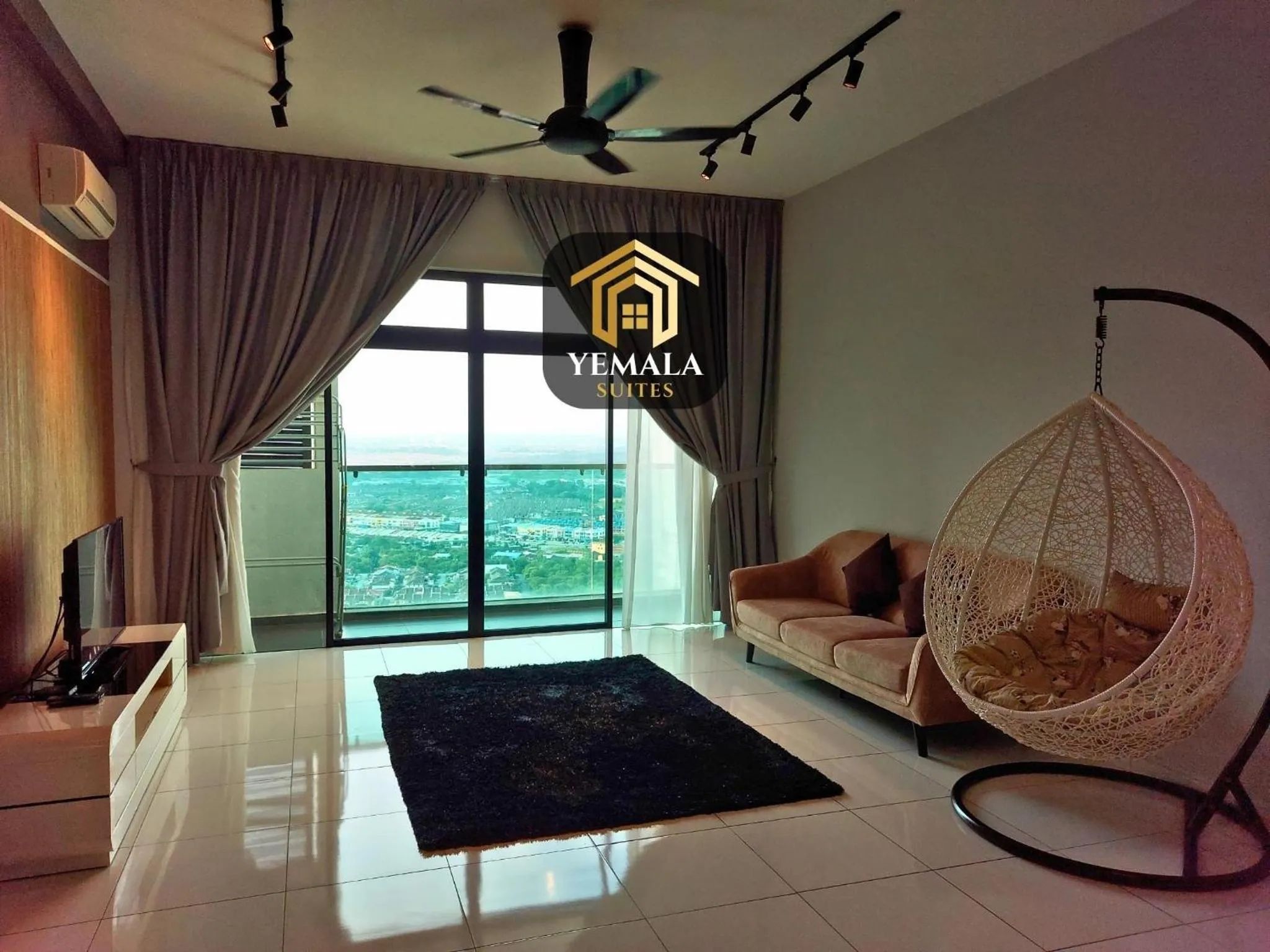 Living room in Yemala Suites at Skyloft - Johor