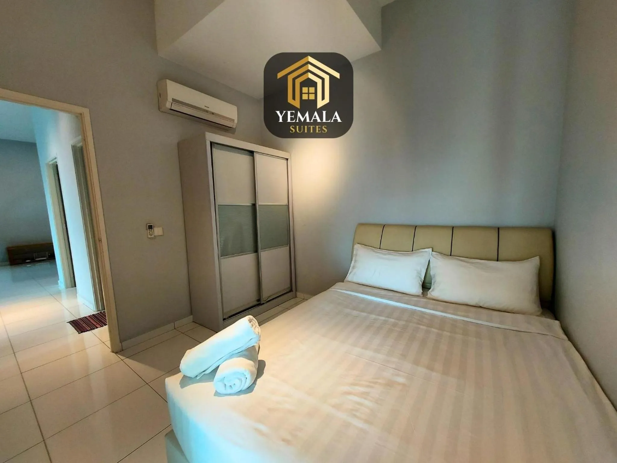 Bed in Yemala Suites at Skyloft - Johor