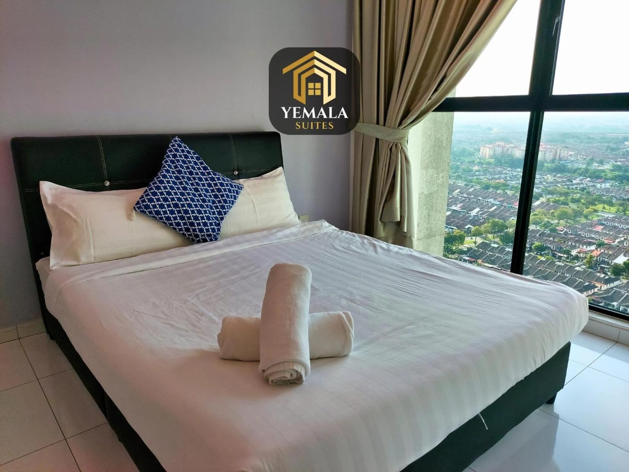 Bed in Yemala Suites at Skyloft - Johor