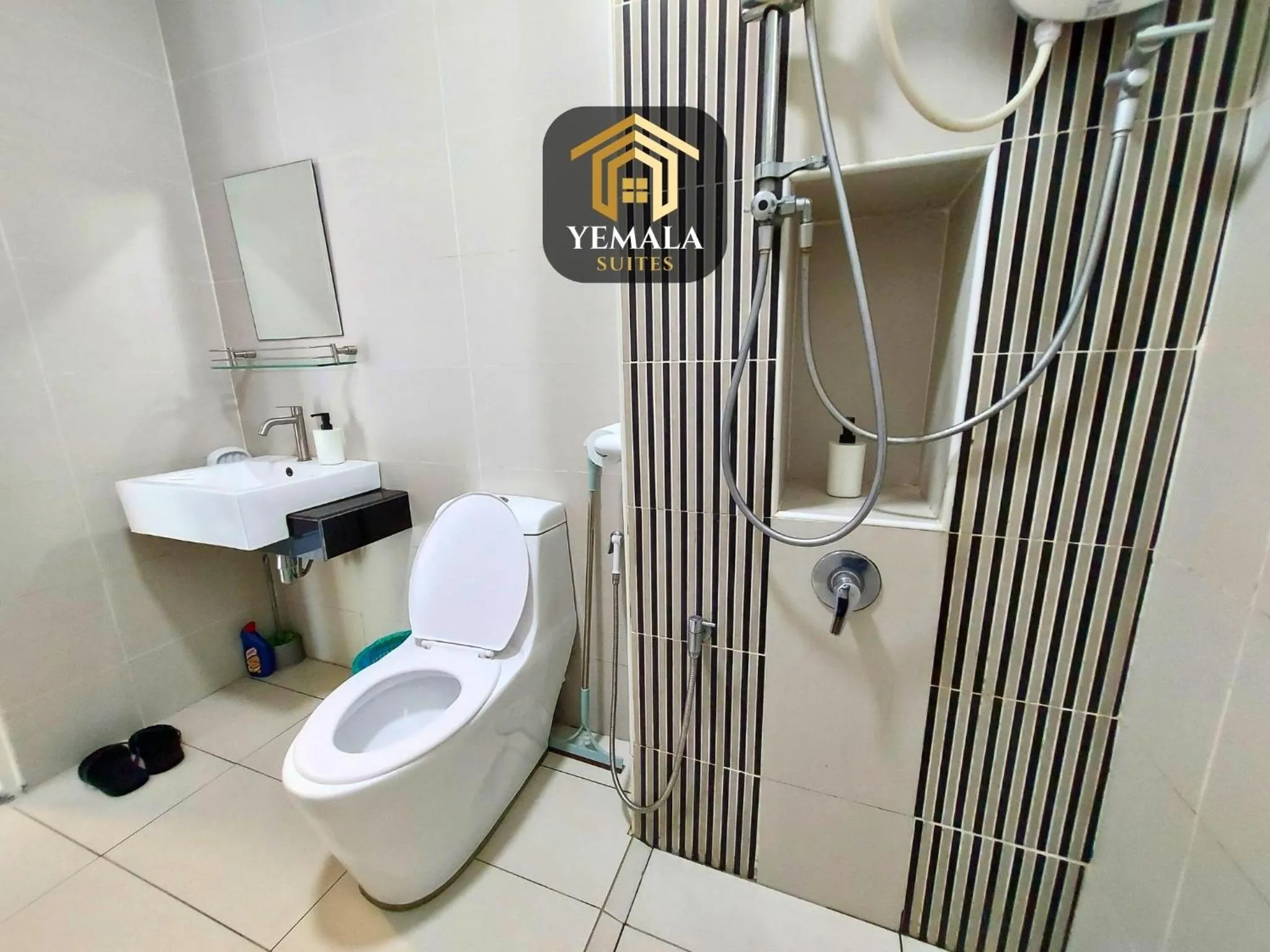 Shower in Yemala Suites at Skyloft - Johor