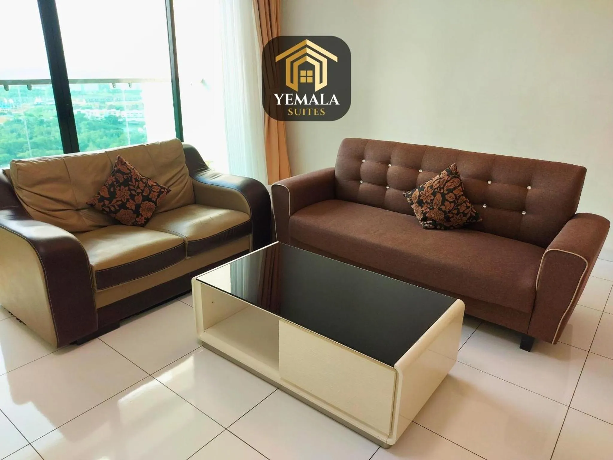 Living room in Yemala Suites at Skyloft - Johor