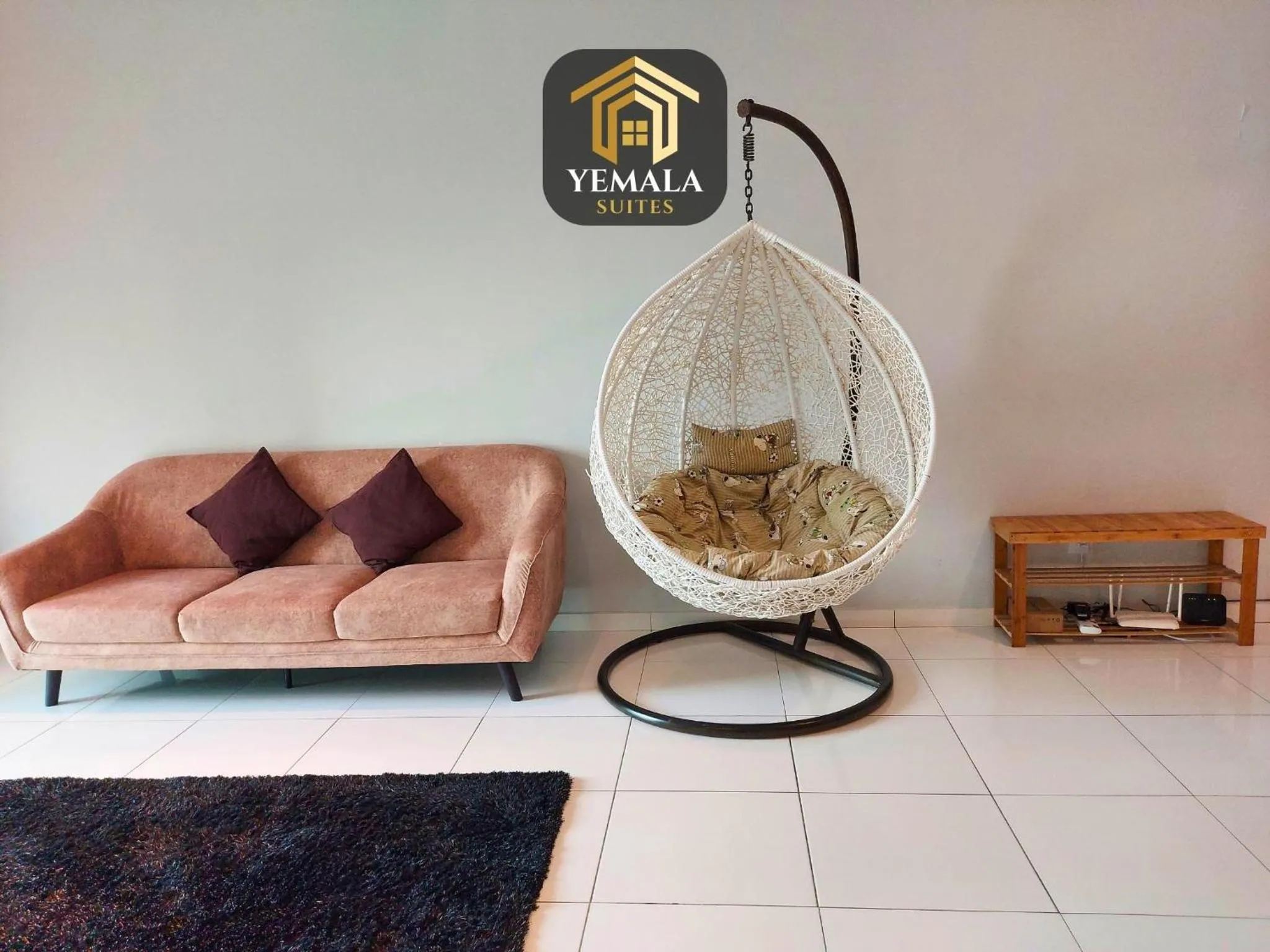 Living room in Yemala Suites at Skyloft - Johor