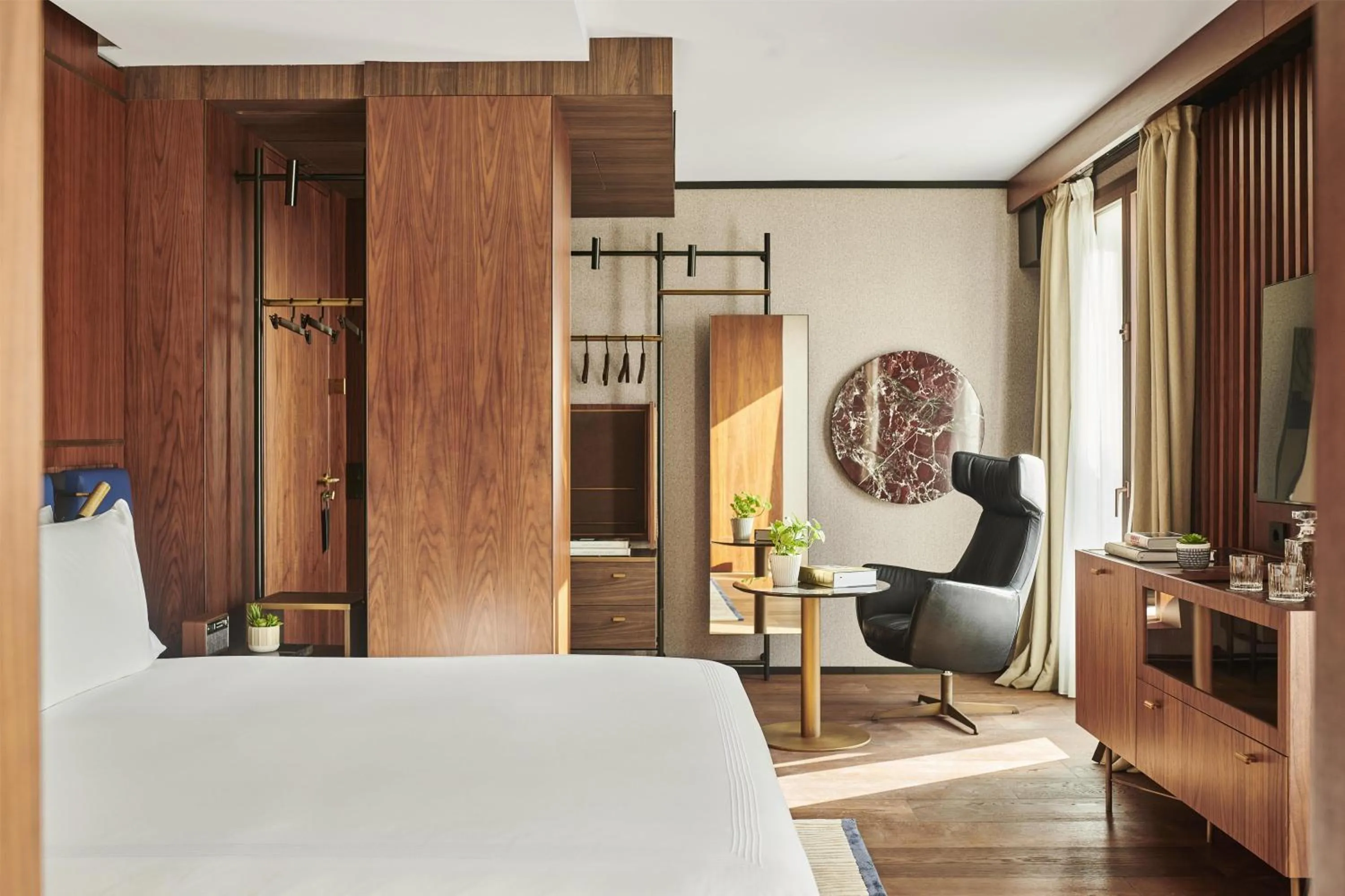 Bed in Thompson Madrid, by Hyatt