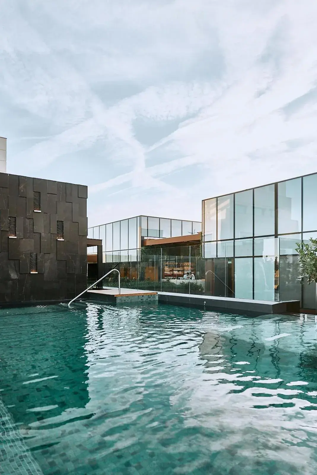 Pool view in Thompson Madrid, by Hyatt Pool view in Thompson Madrid, by Hyatt