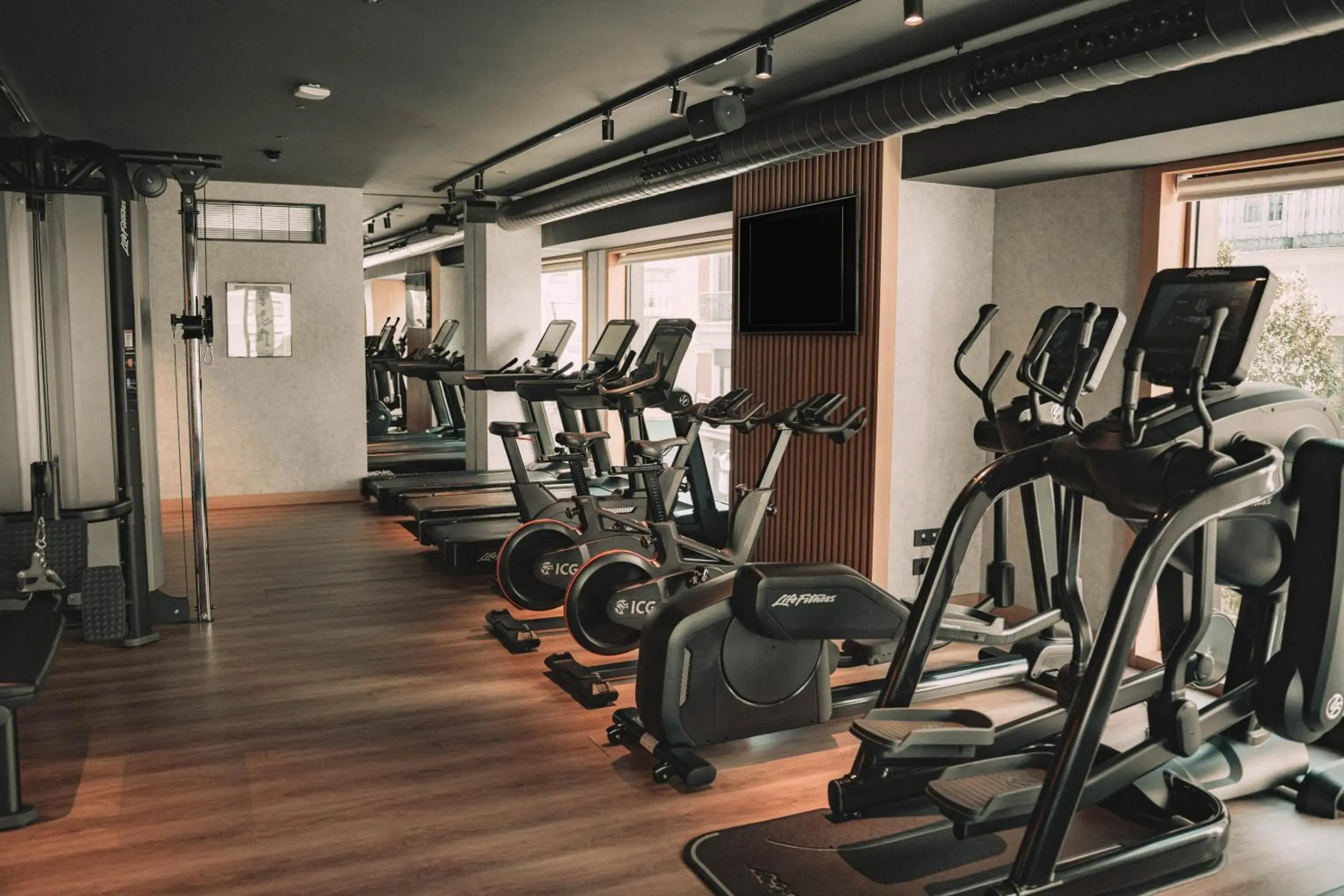 Fitness centre/facilities in Thompson Madrid, by Hyatt Fitness centre/facilities in Thompson Madrid, by Hyatt