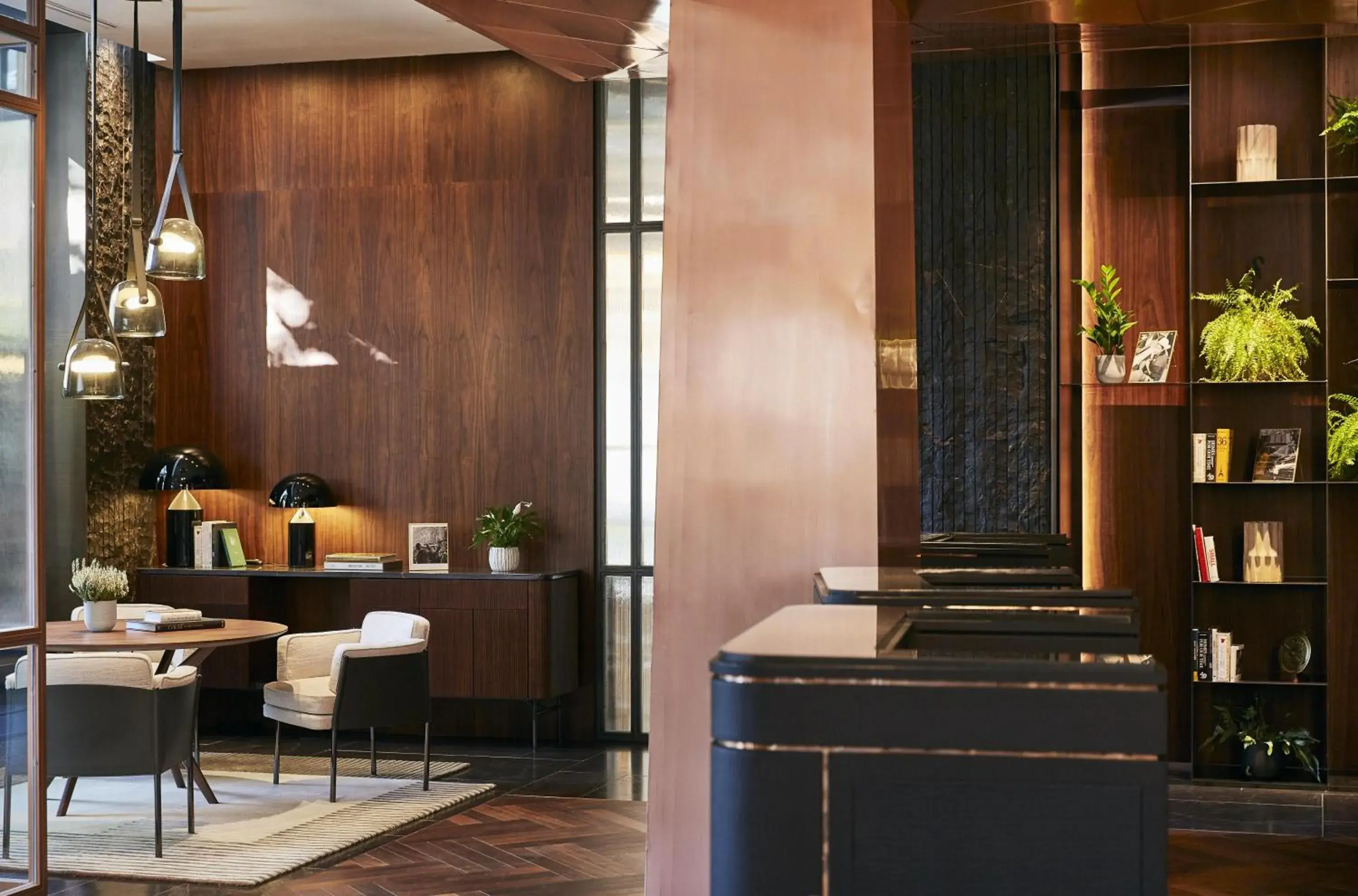 Lobby or reception in Thompson Madrid, by Hyatt Lobby or reception in Thompson Madrid, by Hyatt