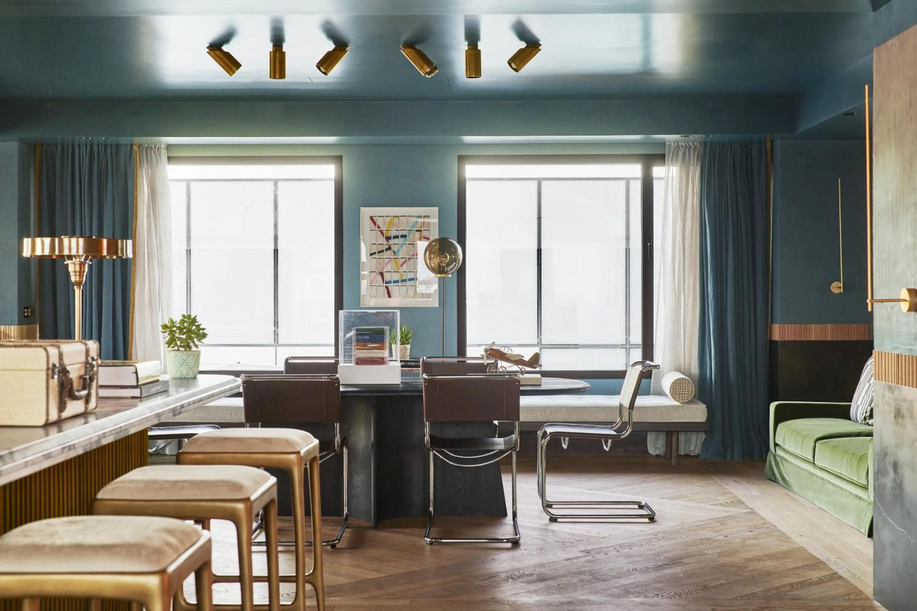 Photo of the whole room in Thompson Madrid, by Hyatt