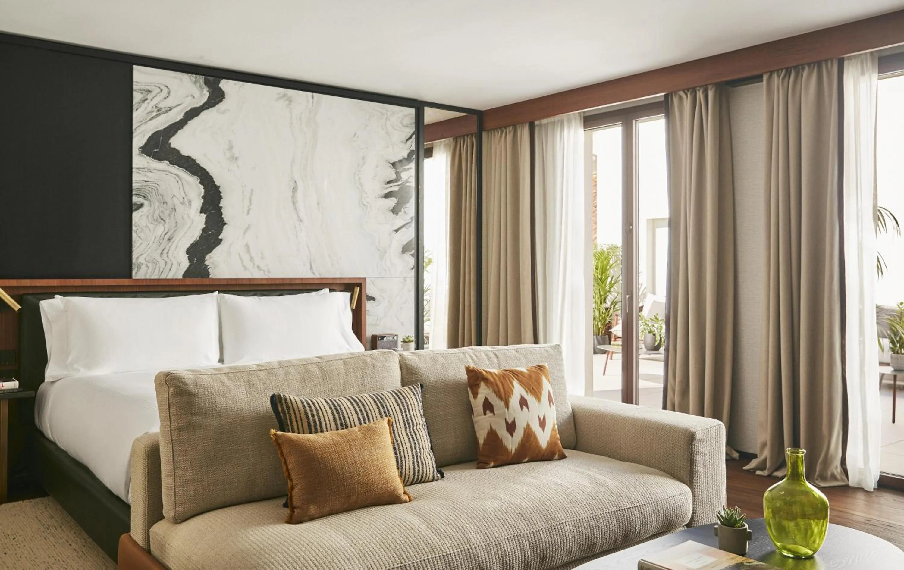 Bed in Thompson Madrid, by Hyatt