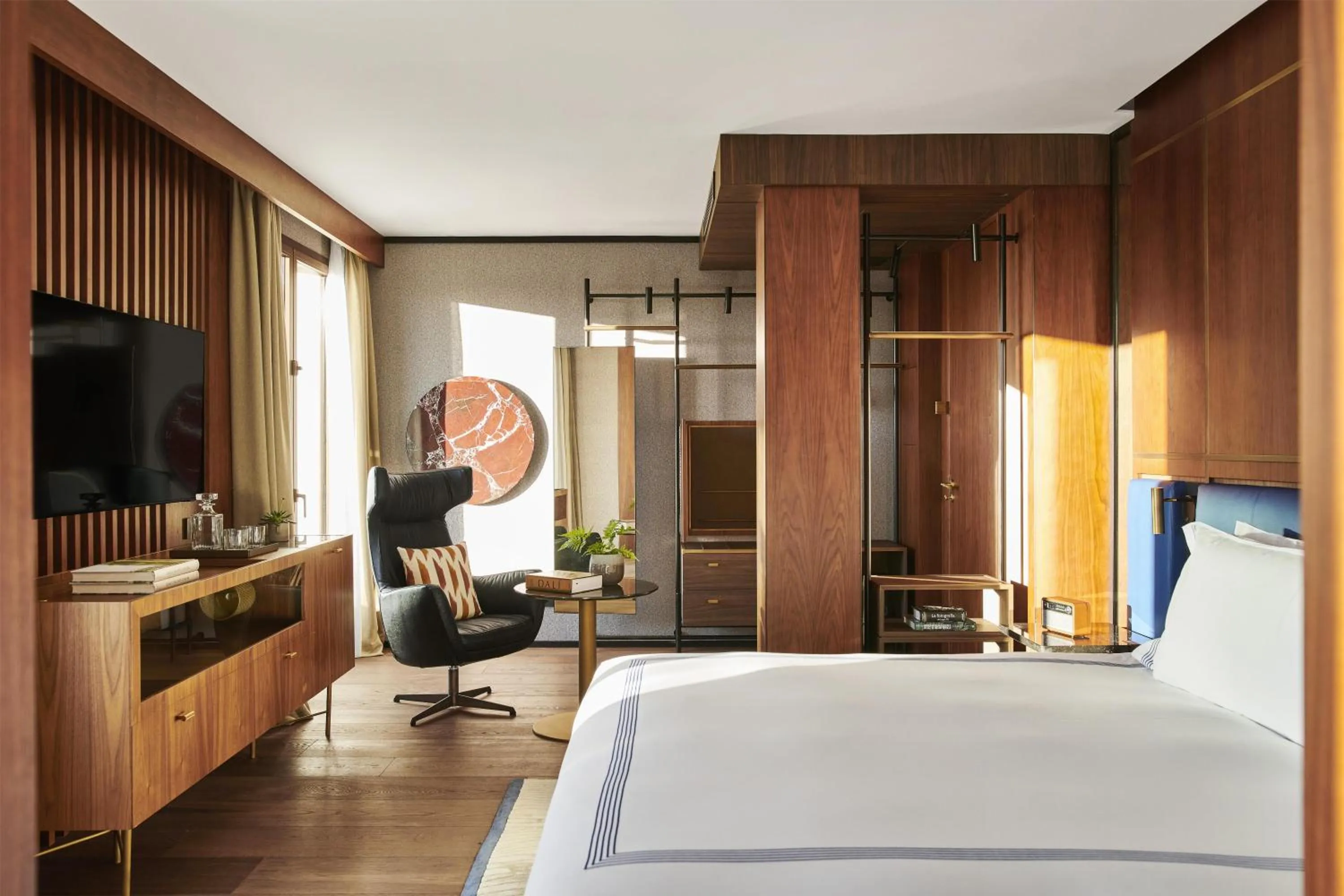 Bed in Thompson Madrid, by Hyatt