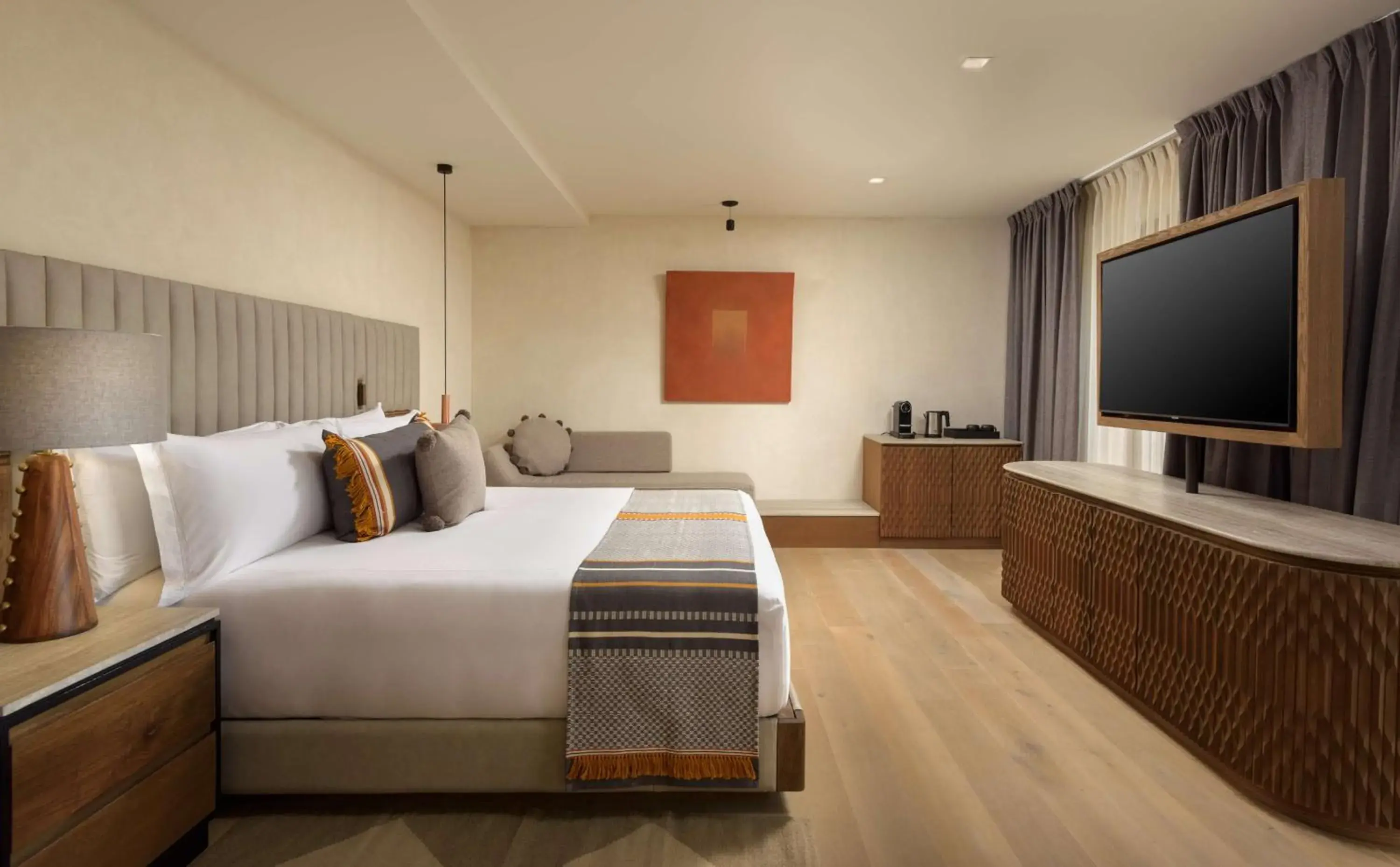 Bedroom, Bed in NUMU Boutique Hotel, The Unbound Collection by Hyatt Bedroom, Bed in NUMU Boutique Hotel, The Unbound Collection by Hyatt