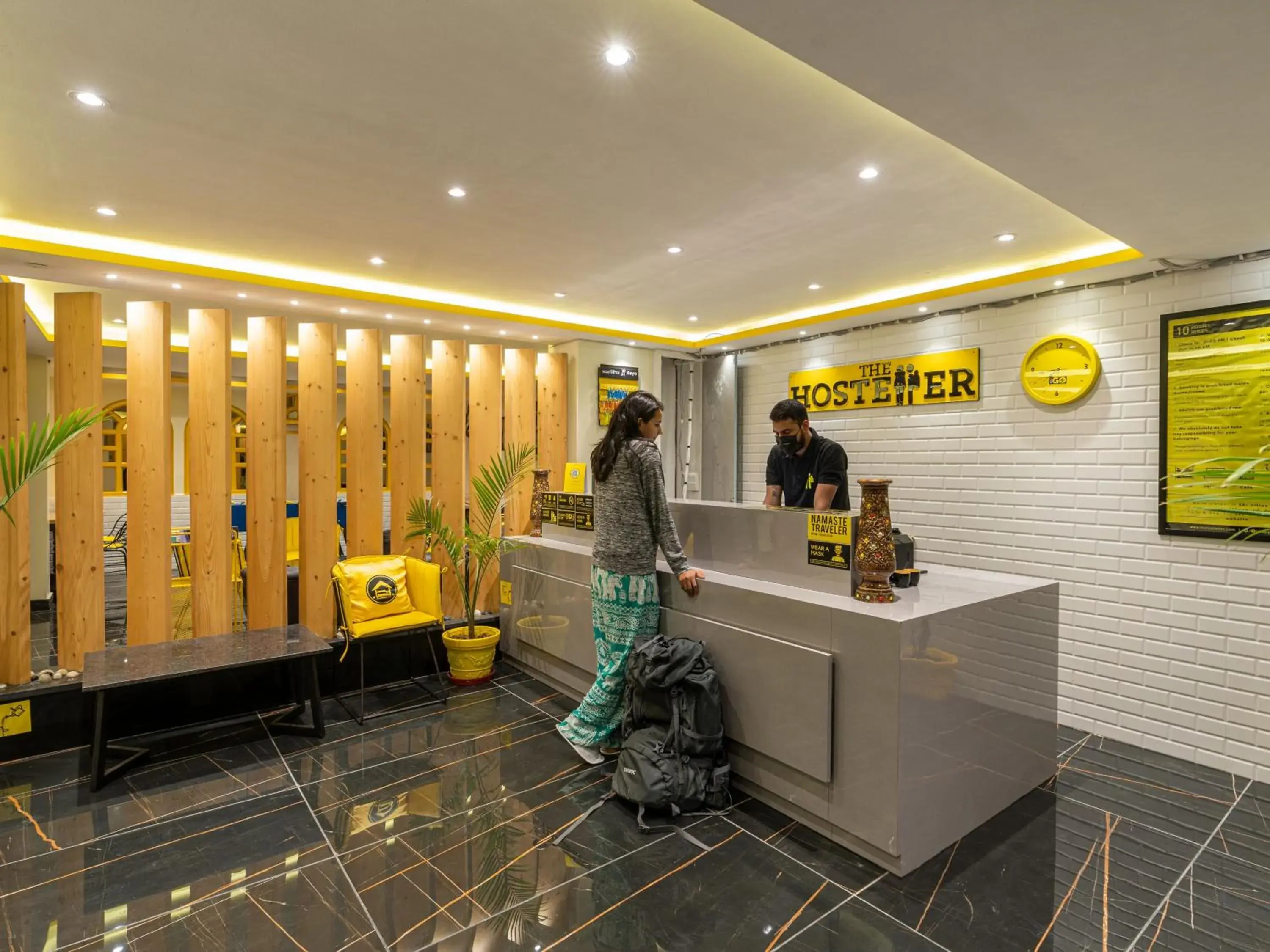 Lobby or reception in The Hosteller Shimla Lobby or reception in The Hosteller Shimla