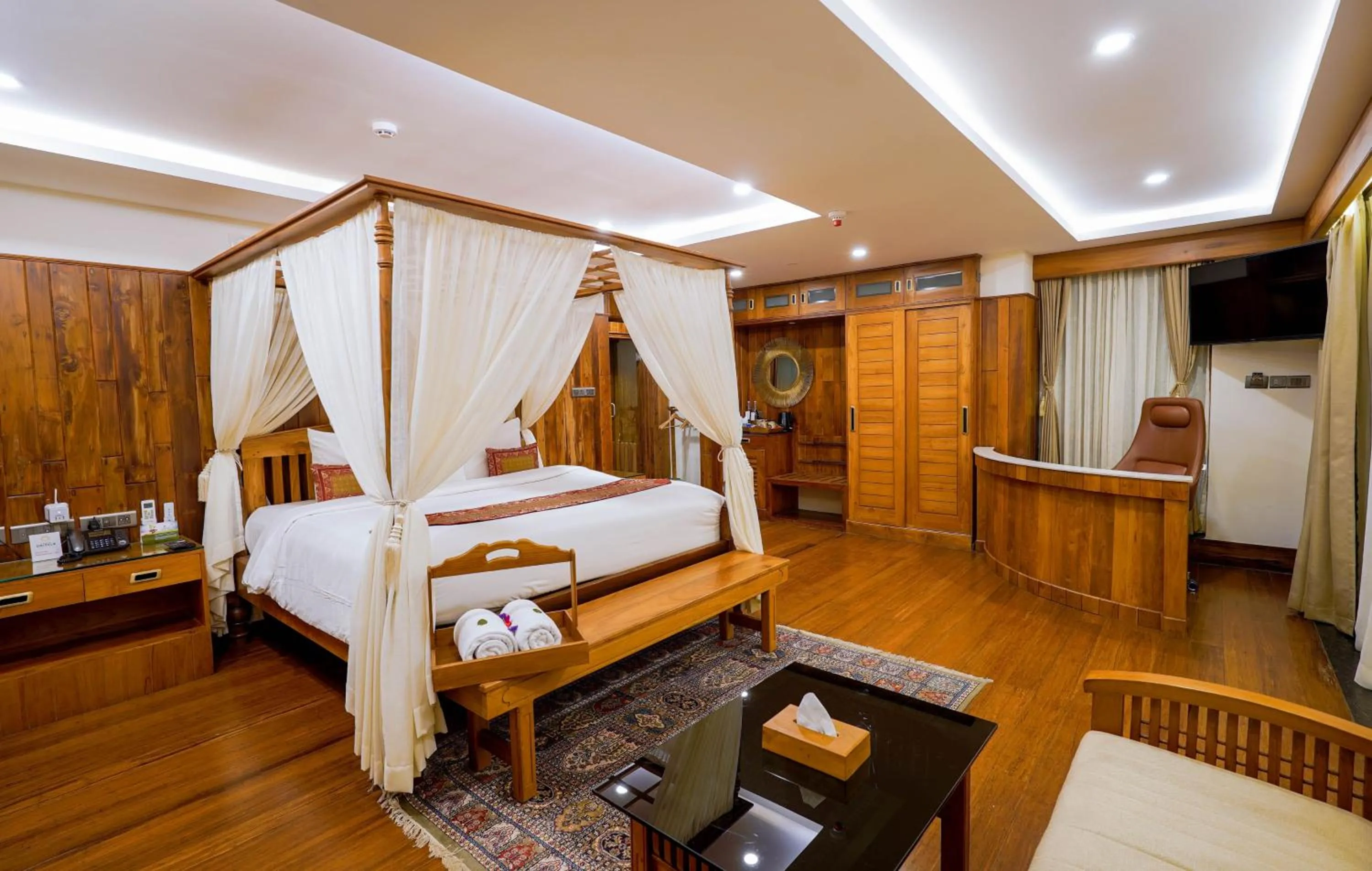 Bedroom, Bed in Chandys Drizzle Drops - Munnar Top Station