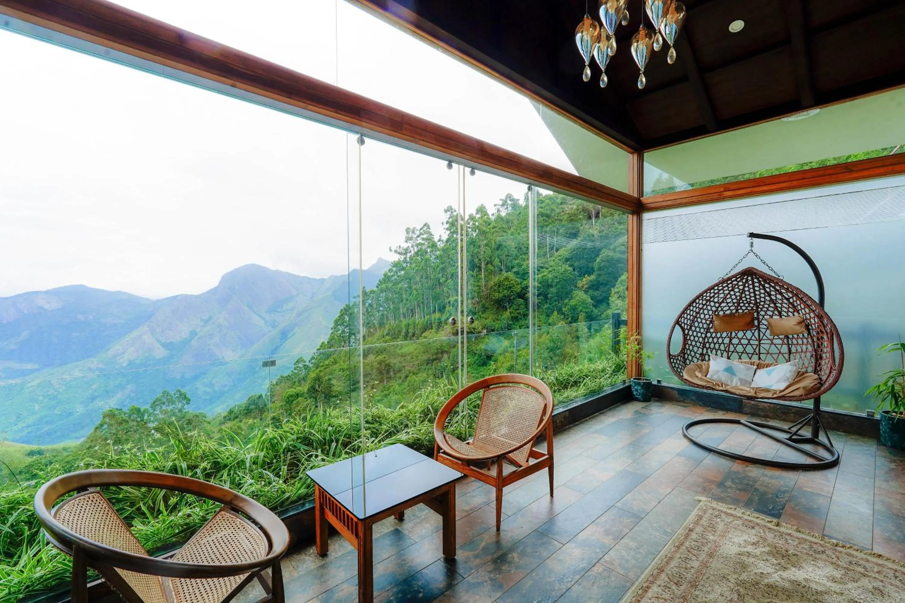 Balcony/Terrace in Chandys Drizzle Drops - Munnar Top Station