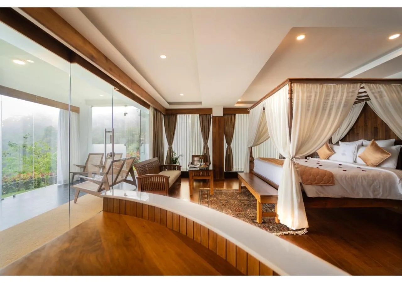 Bed in Chandys Drizzle Drops - Munnar Top Station