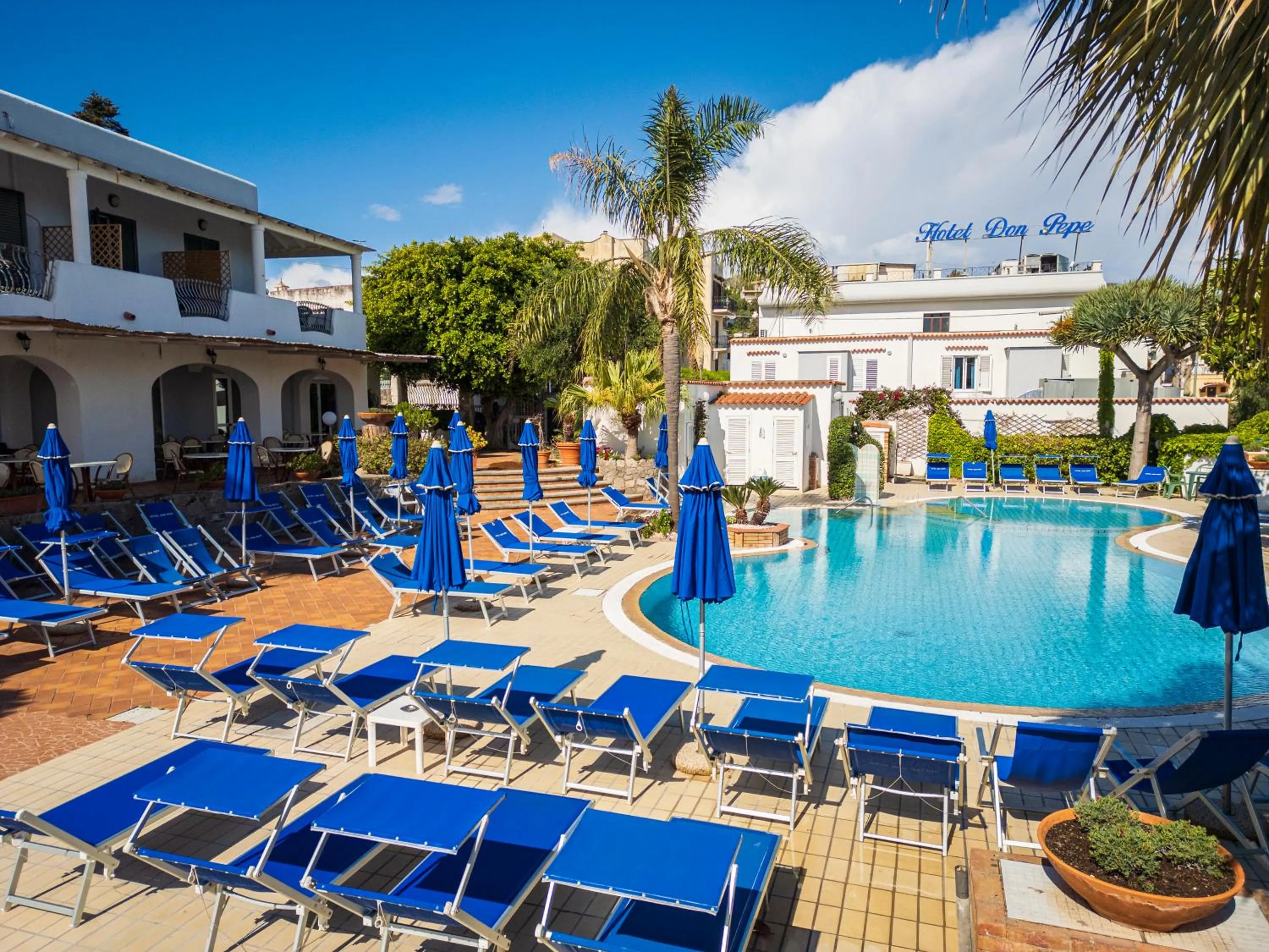 Swimming pool in Hotel Terme Don Pepe