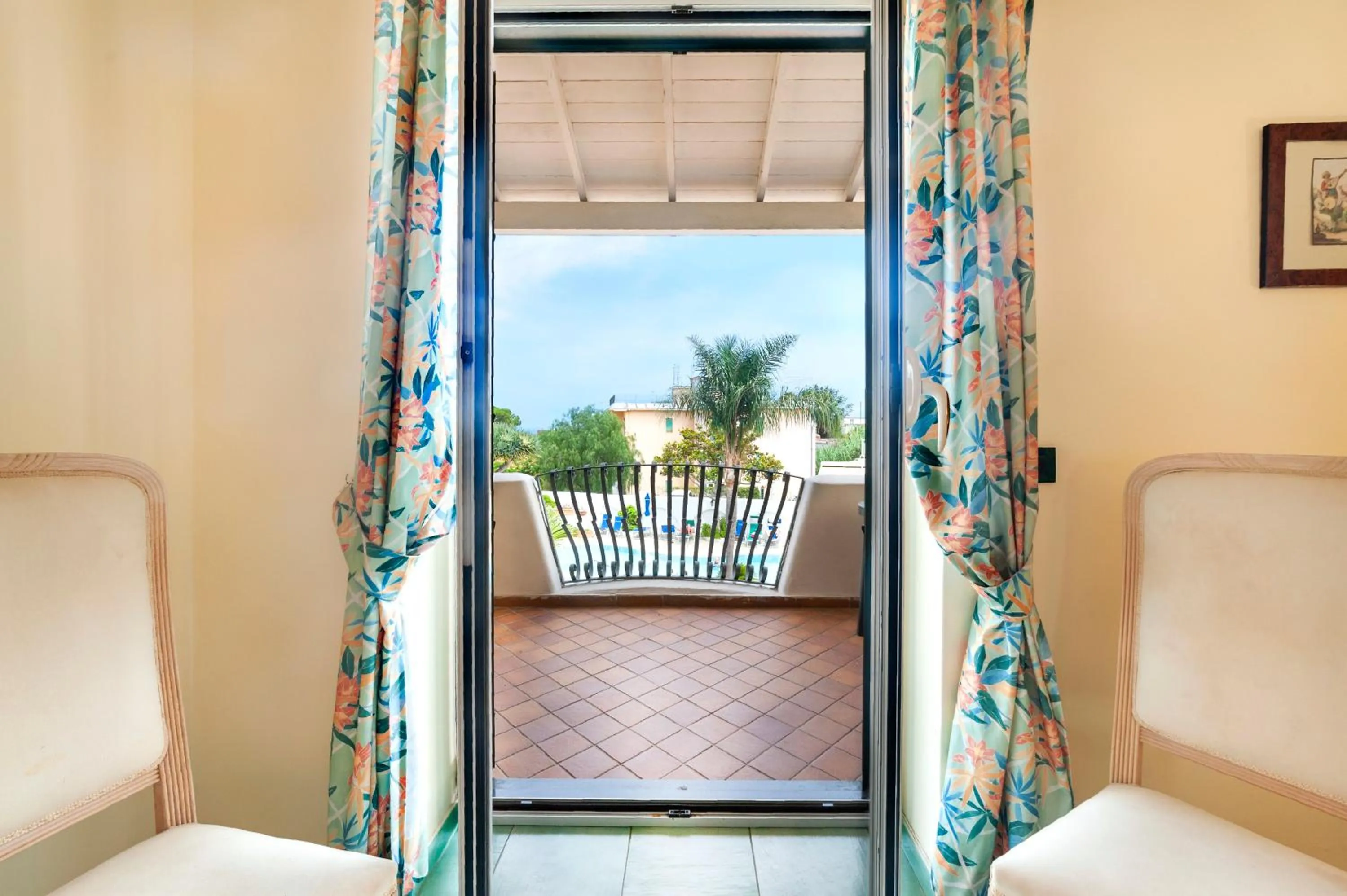 Balcony/Terrace in Hotel Terme Don Pepe